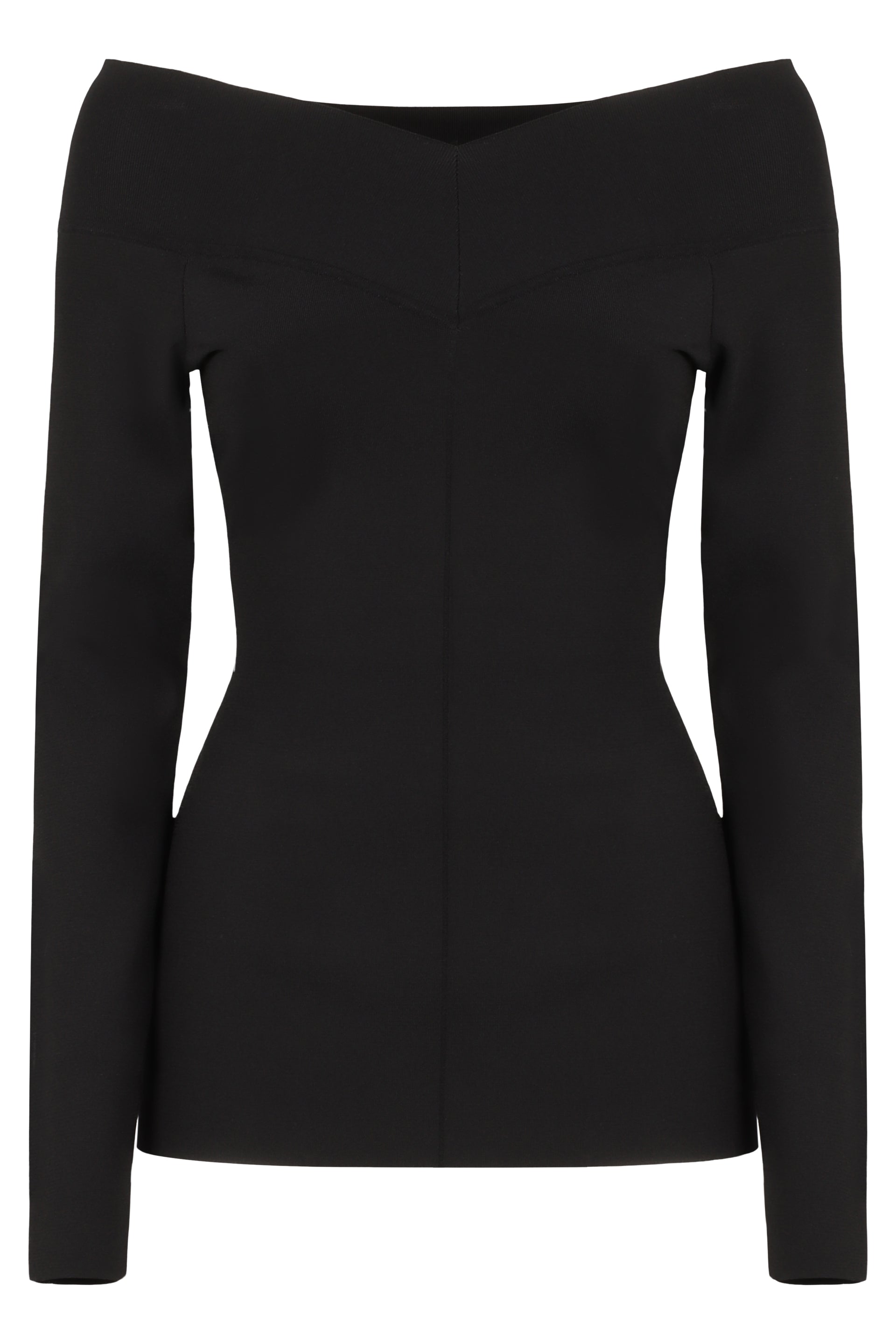 STELLA MCCARTNEY Off-The-Shoulder Ruched Long Sleeve Top