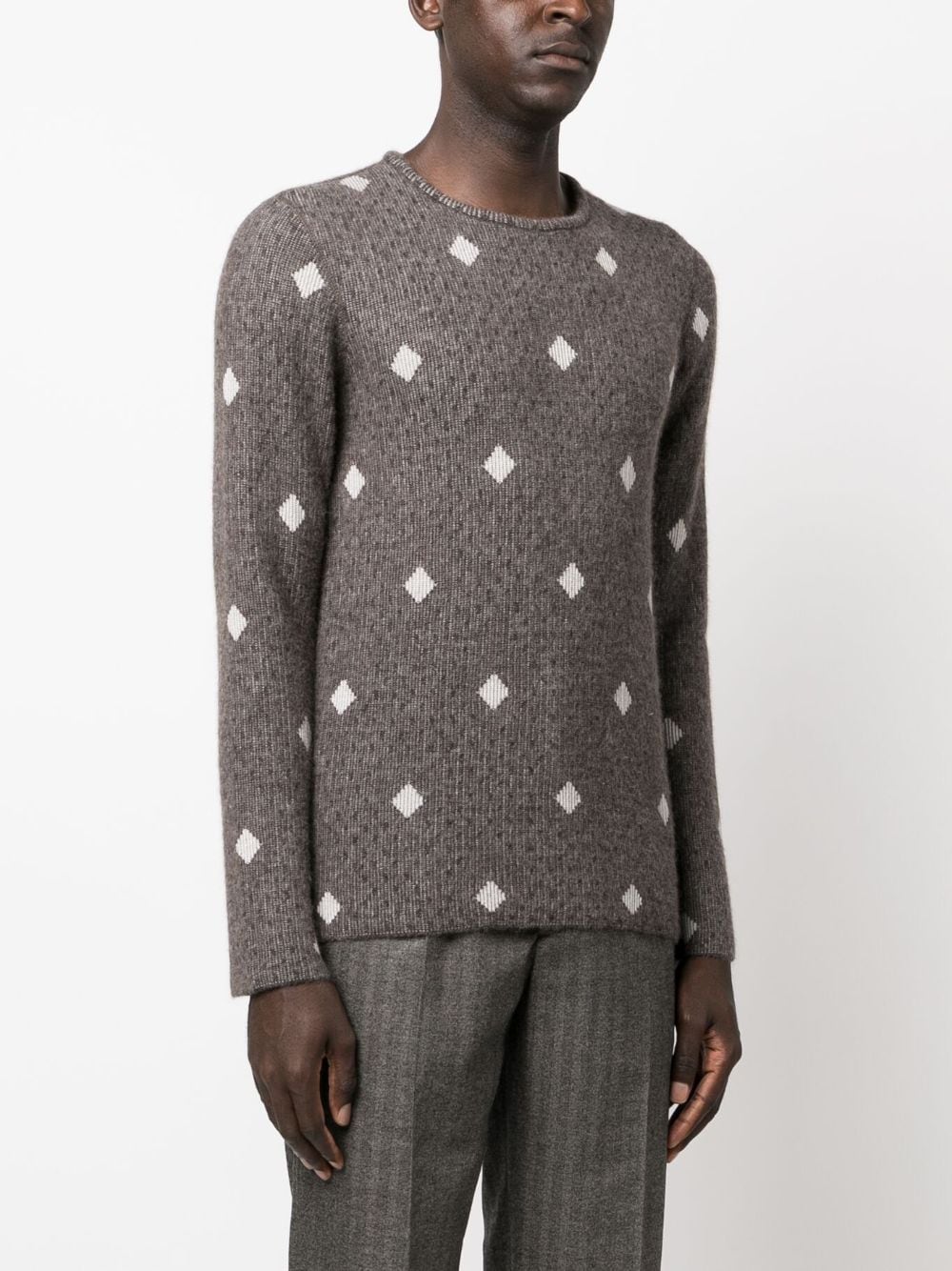 GIORGIO ARMANI Luxury Cashmere Blend Sweater for Men - FW23 Collection