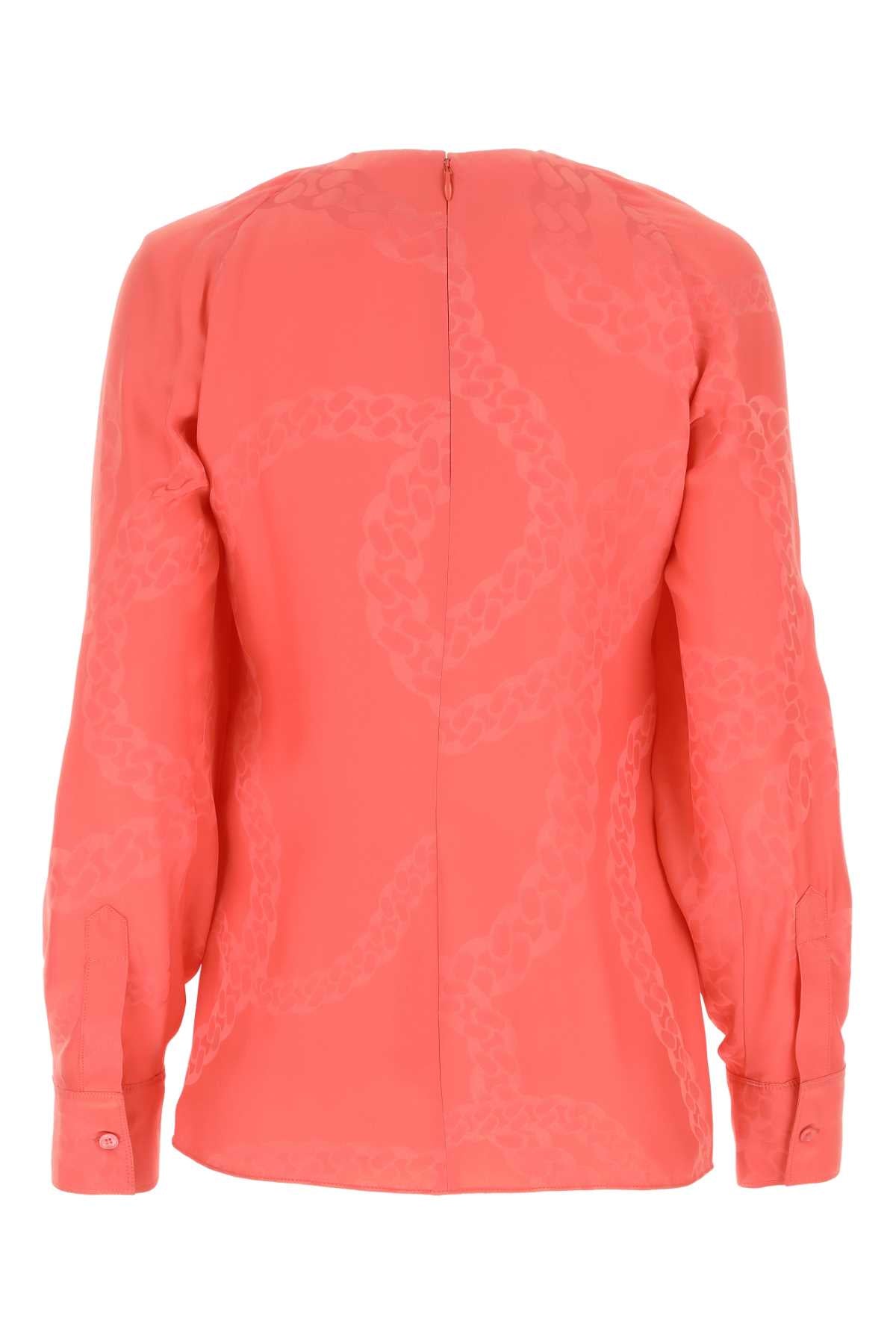 STELLA MCCARTNEY Satin Blouse - SS23 Women's Fashion Top