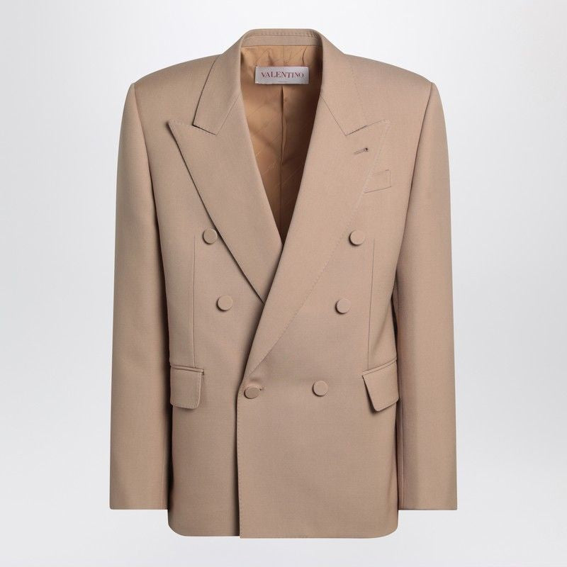 VALENTINO Double-Breasted Wool Jacket