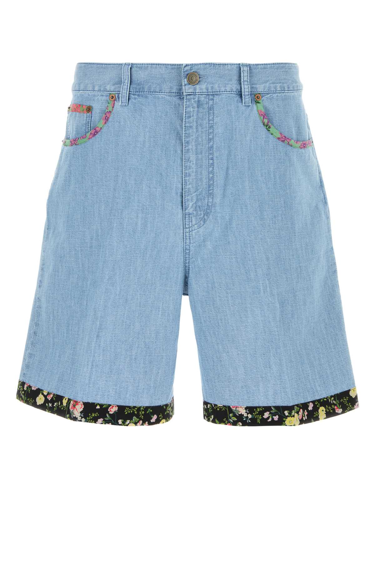 VALENTINO GARAVANI Denim Bermuda Shorts for Men - SS25 Collection
