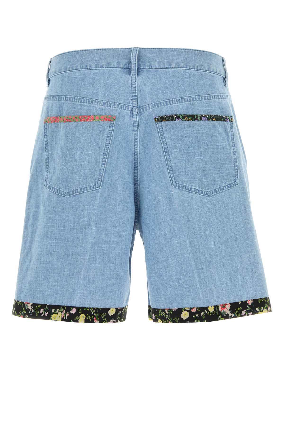 VALENTINO GARAVANI Denim Bermuda Shorts for Men - SS25 Collection