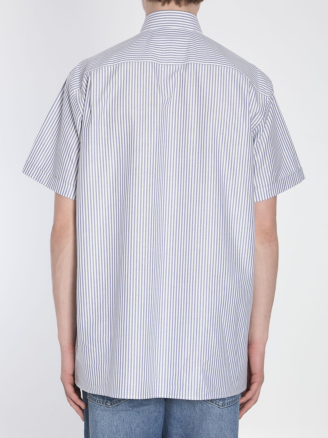 VALENTINO Short Sleeve Signature Logo Shirt for Men