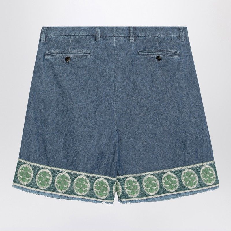 VALENTINO GARAVANI Men's Denim Bermuda Shorts
