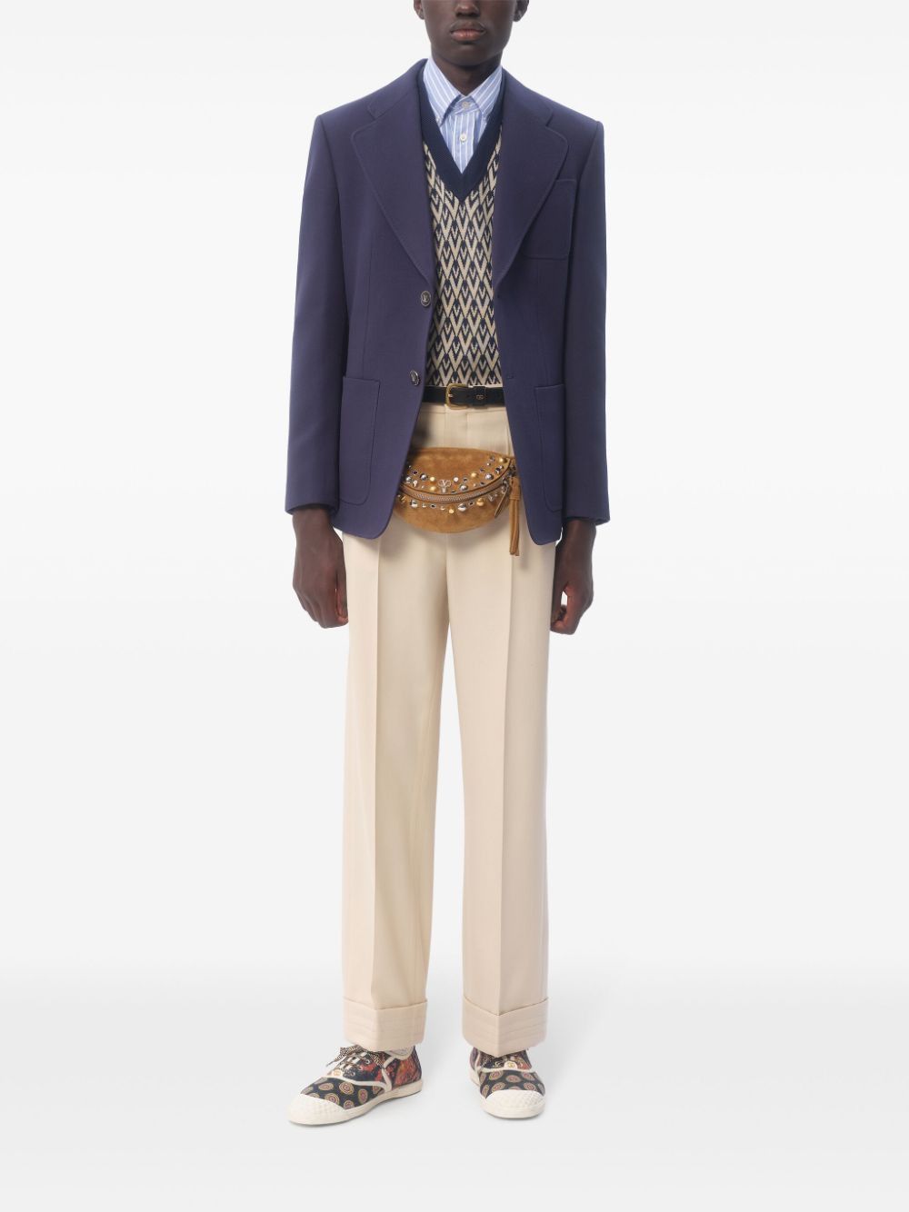 VALENTINO Wool Touté The V Sweater