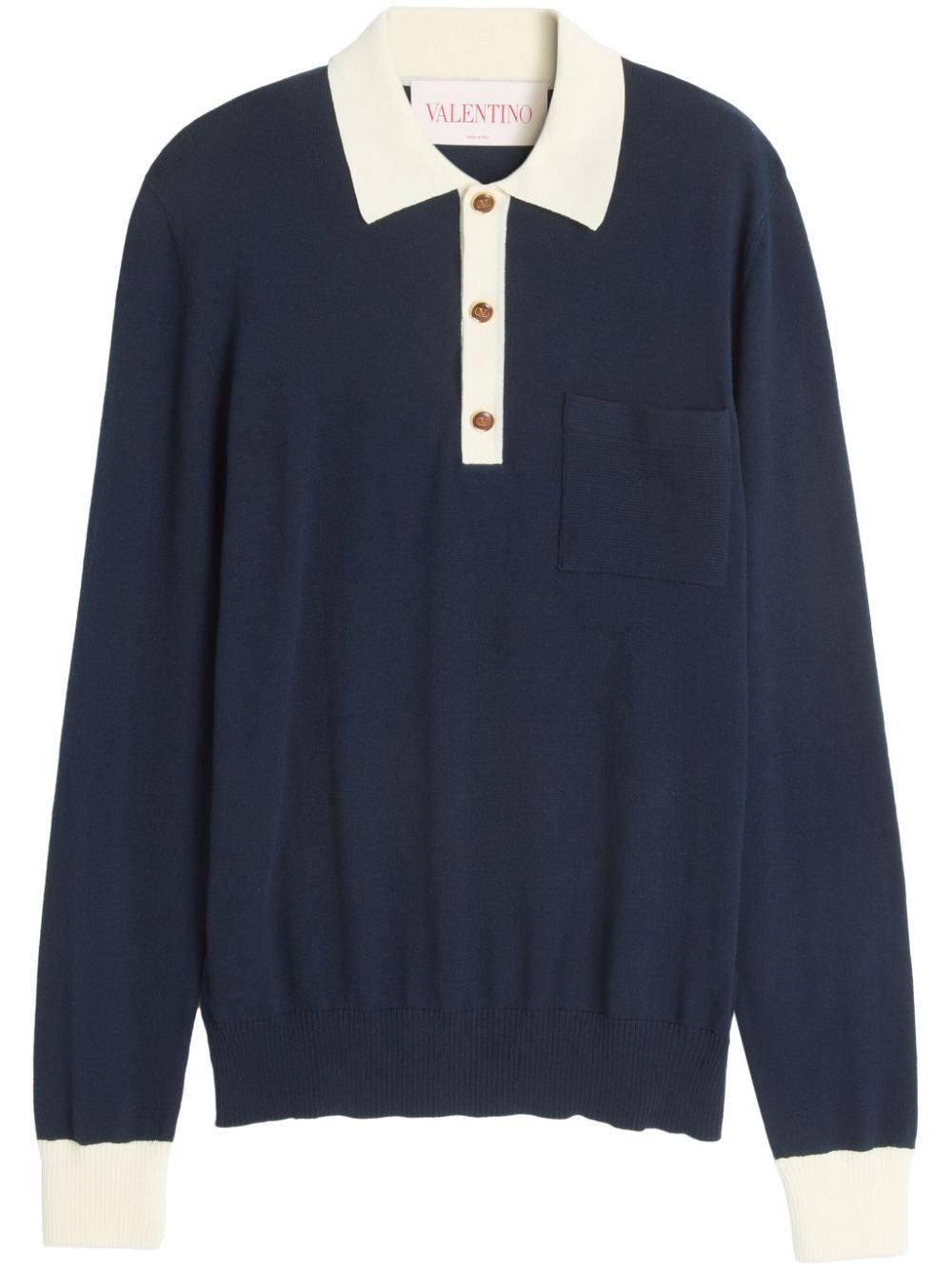 VALENTINO Men's Classic Polo Sweater