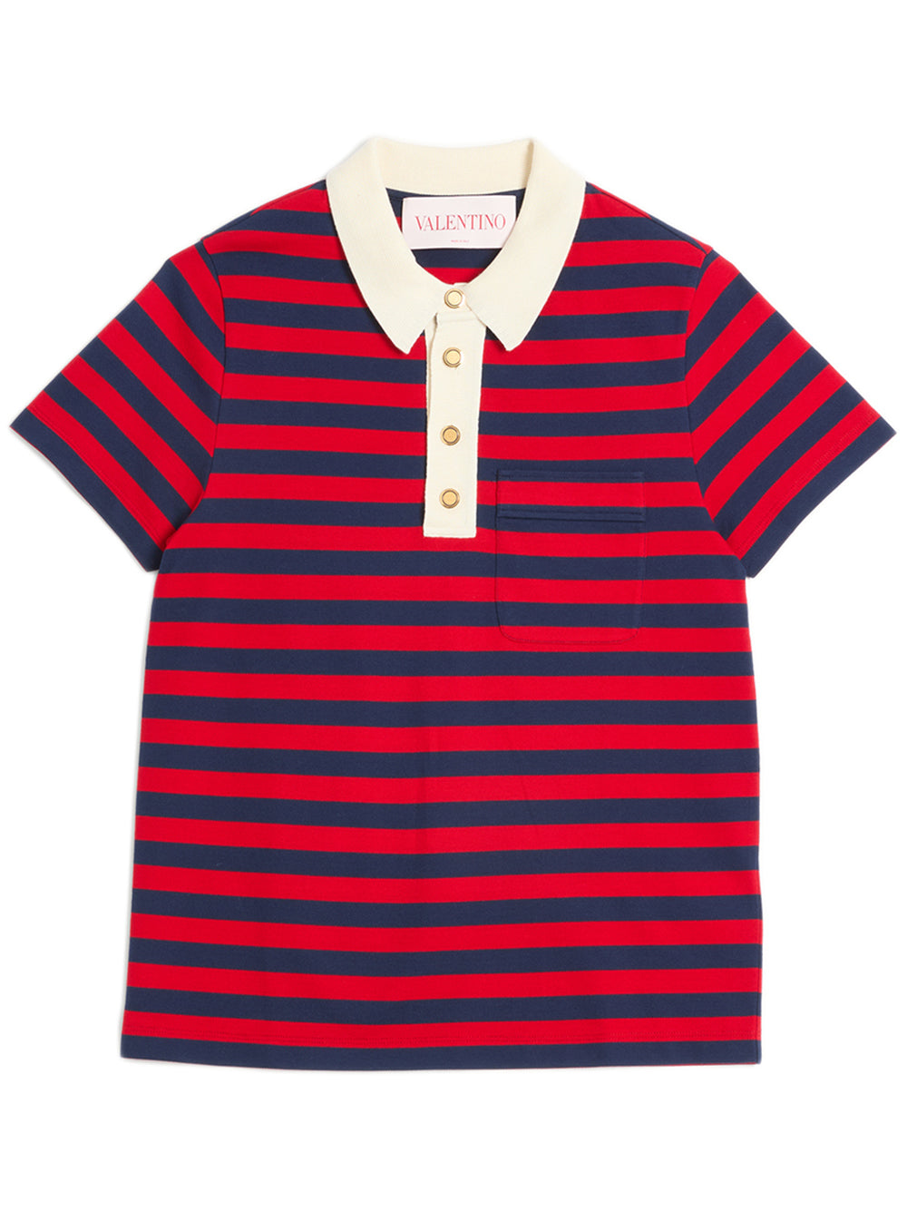 VALENTINO GARAVANI Striped Polo Shirt for Men - Size M