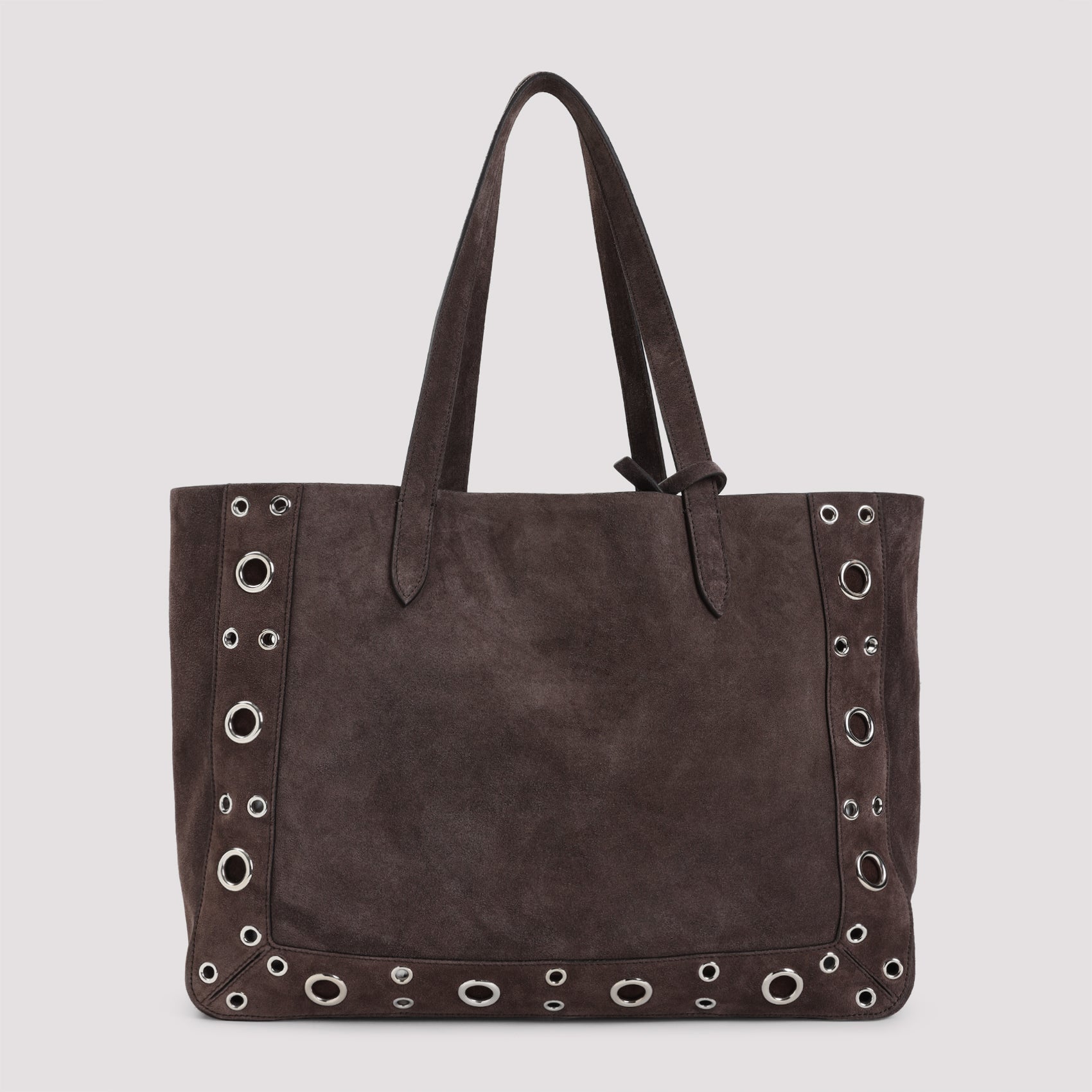 VALENTINO GARAVANI Suede Nellcote Shopping Handbag - Frame S