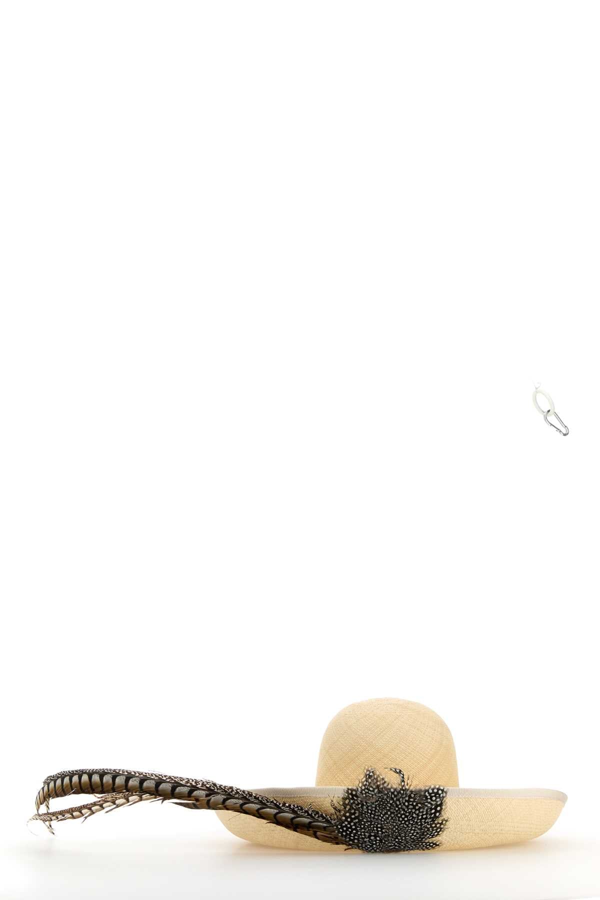 VALENTINO GARAVANI Large Brim Straw Hat