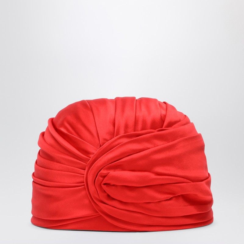 VALENTINO GARAVANI Silk Turban with Vlogo Signature Detail