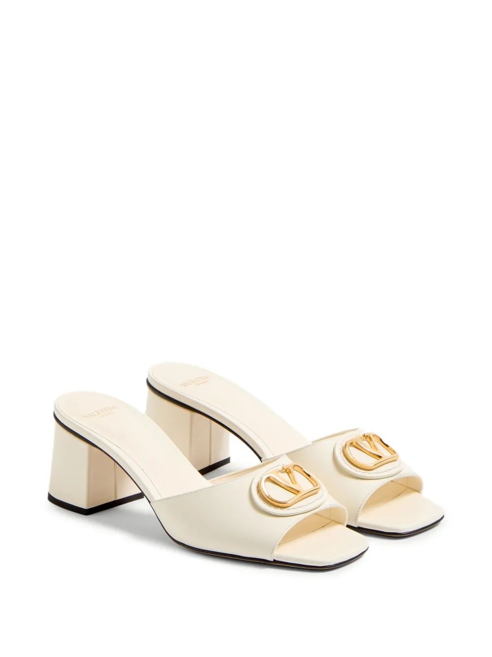 VALENTINO Slide Vlogo Signature Sandals T. 60