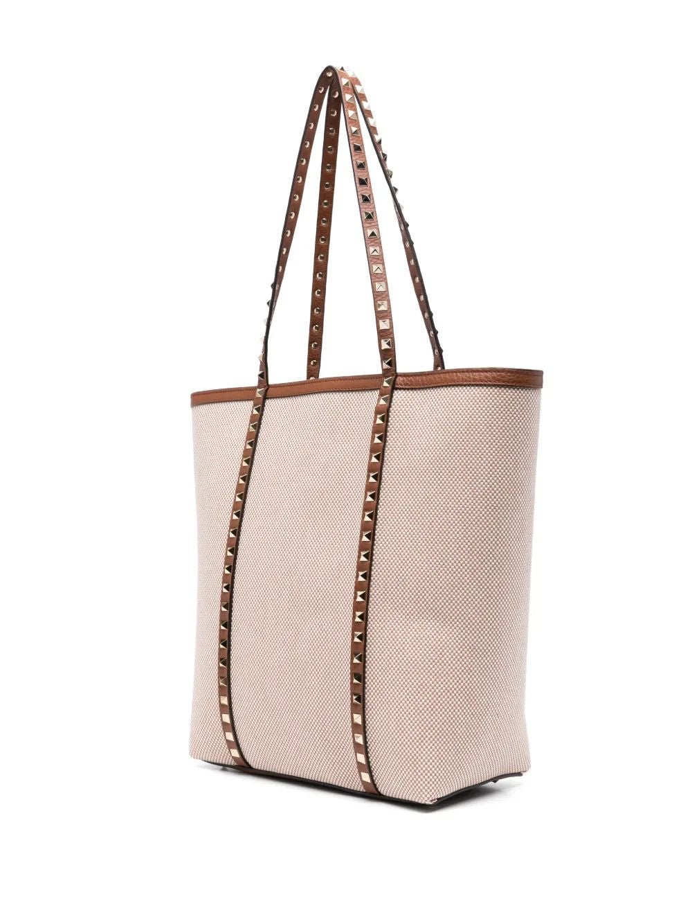 VALENTINO GARAVANI Rockstud Plaid Mini Tote Handbag