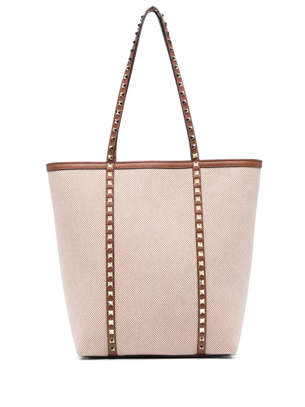 VALENTINO GARAVANI Rockstud Plaid Mini Tote Handbag