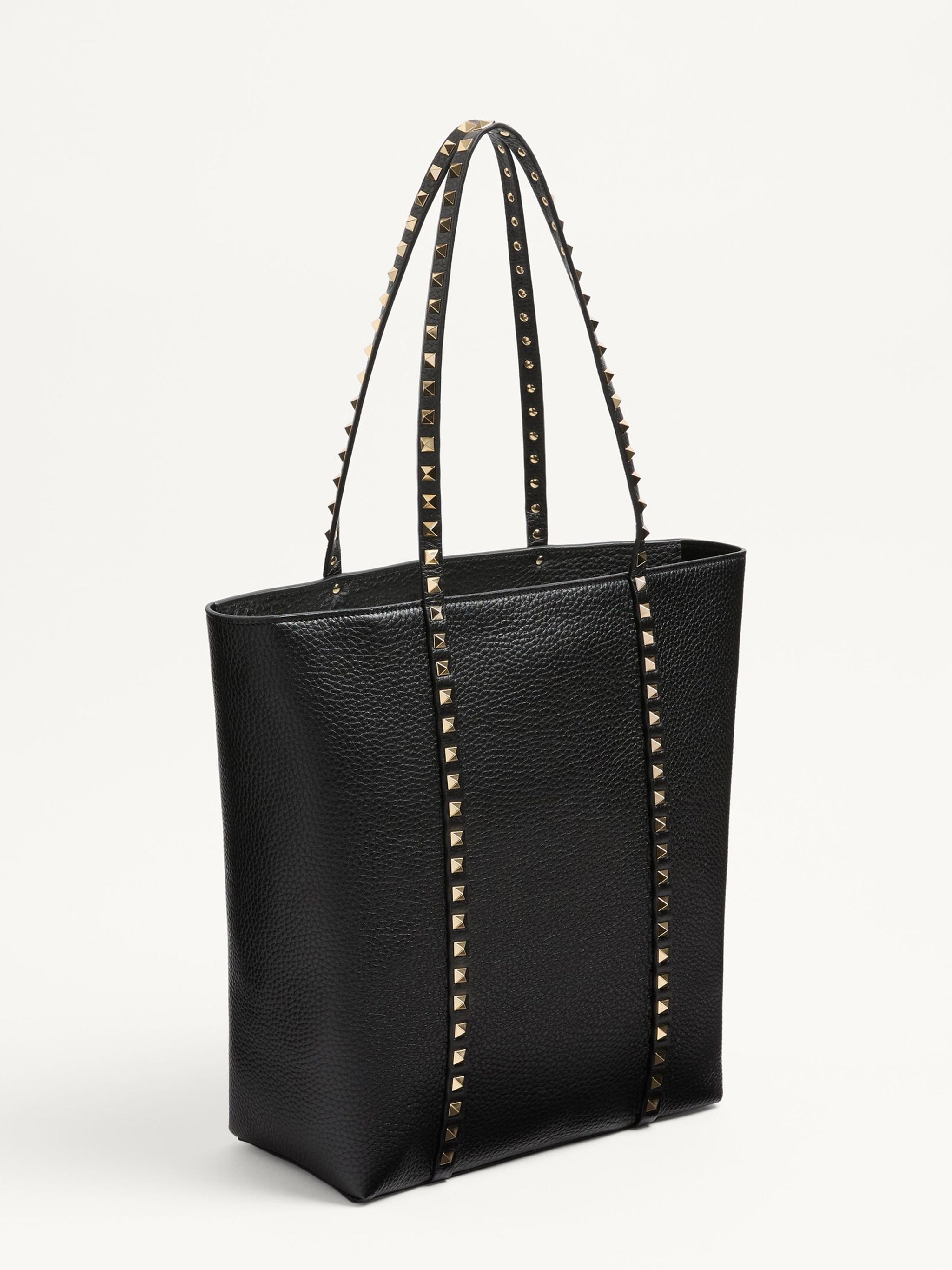 VALENTINO GARAVANI Rockstud Mini Shopping Handbag - 25.5x31.5x14.5 cm