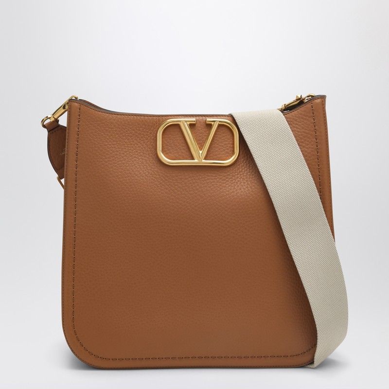 VALENTINO GARAVANI Leather Alltime Shoulder Mini Hobo Handbag