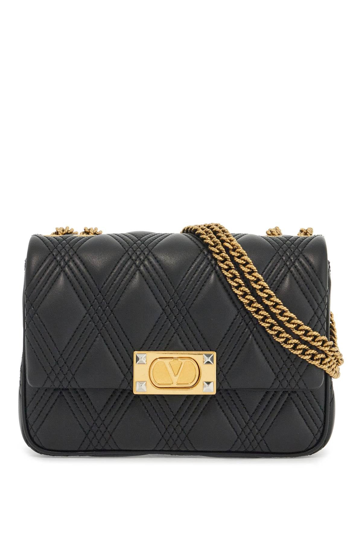 VALENTINO GARAVANI Quilted Medium Shoulder Handbag
