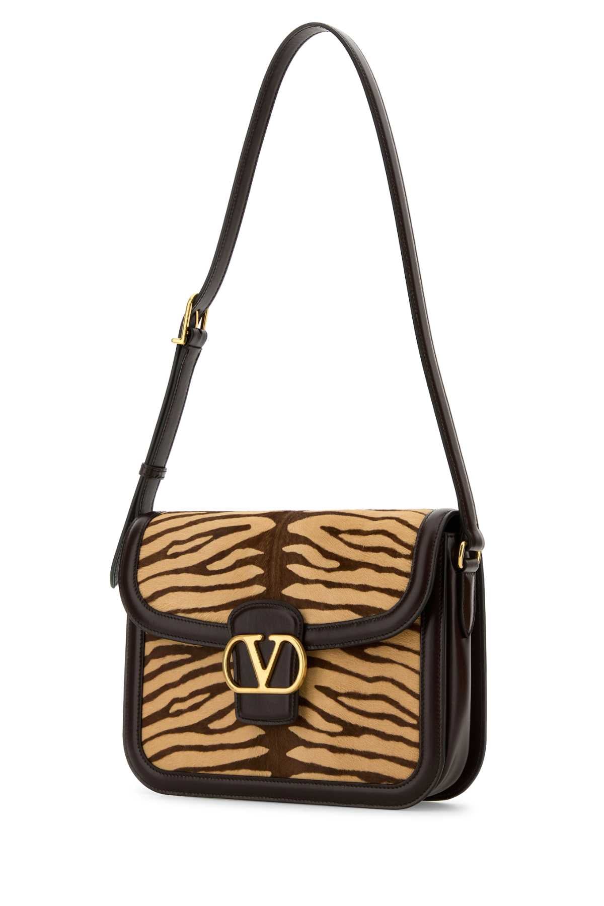 VALENTINO GARAVANI Two-Tone Leather 9TO5 Shoulder Handbag