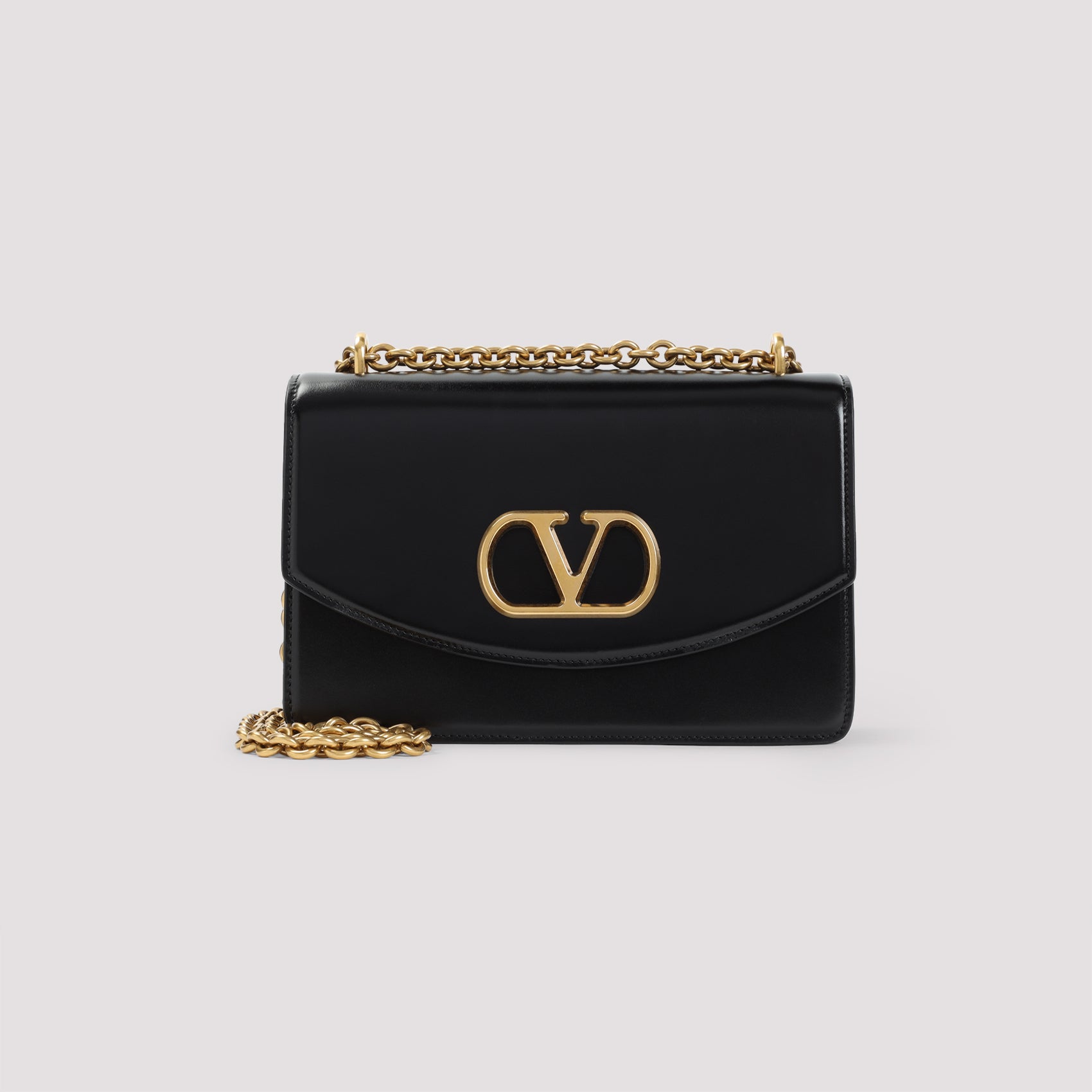 VALENTINO GARAVANI Leather Vain Shoulder Handbag