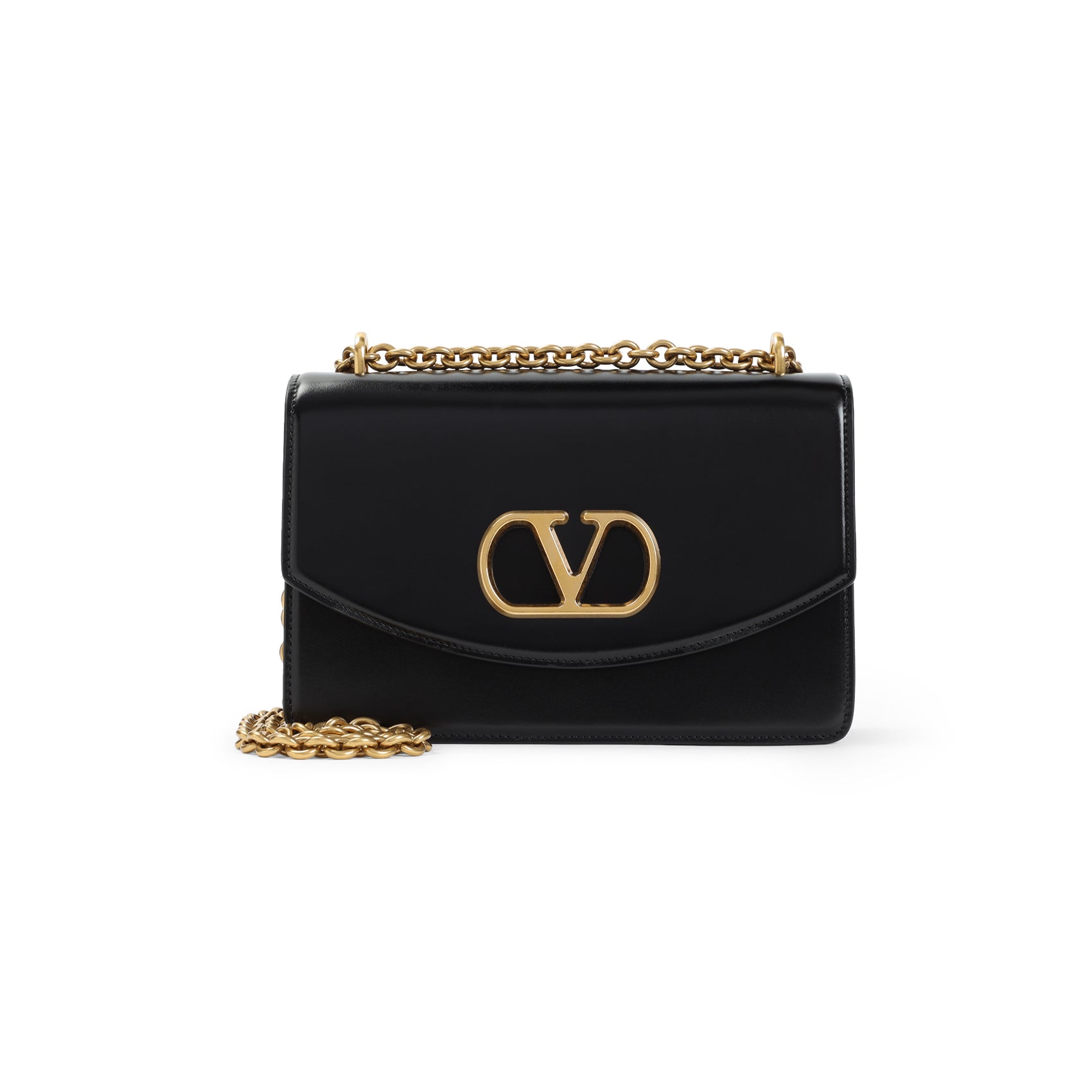 VALENTINO GARAVANI Leather Vain Shoulder Handbag