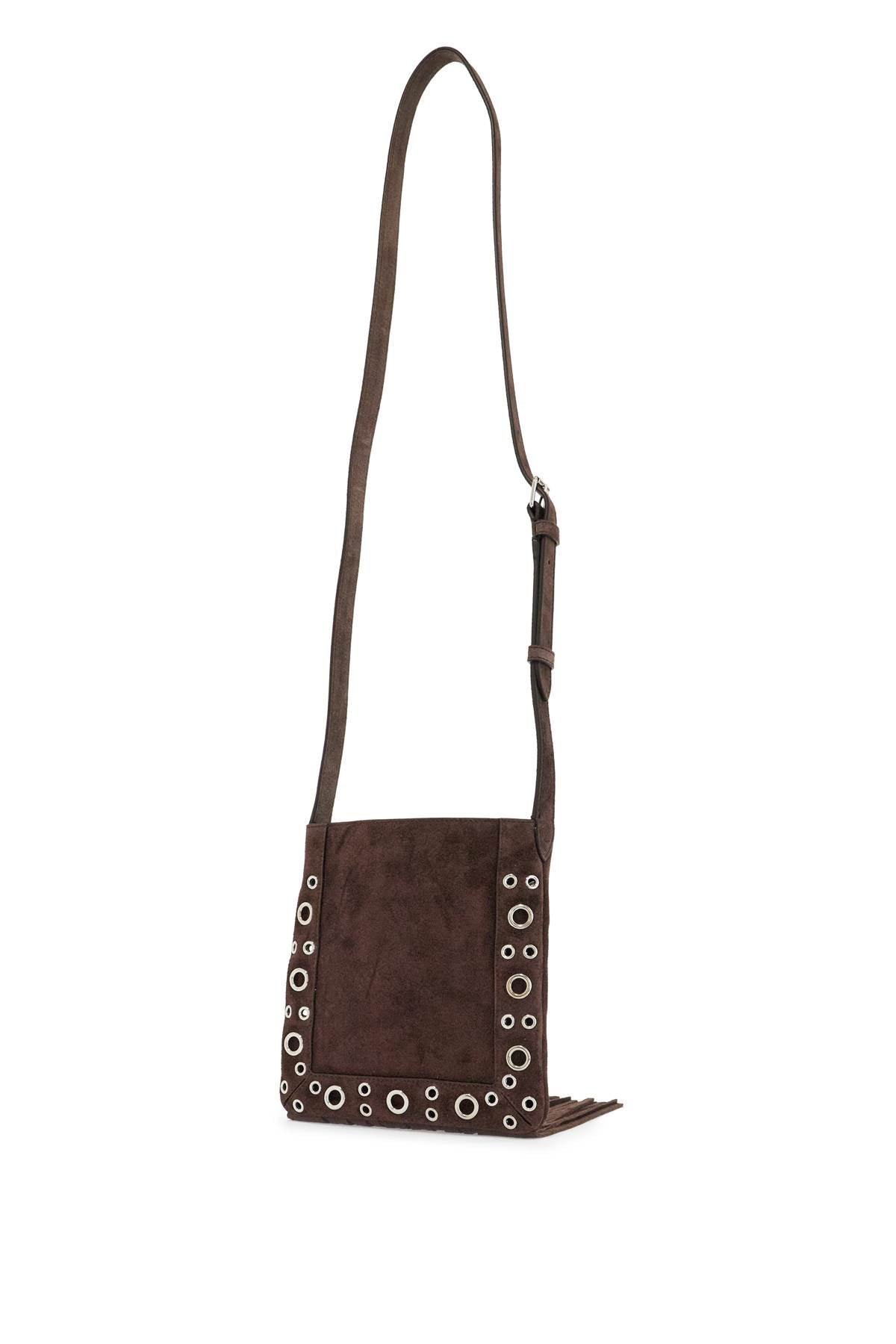 VALENTINO GARAVANI Mini Suede Crossbody Handbag