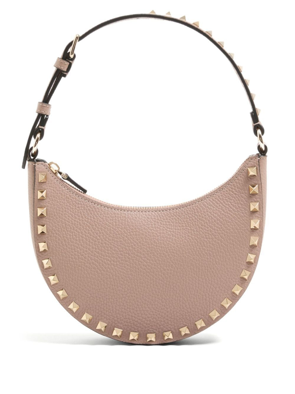 VALENTINO Mini Hobo Handbag with Rockstud Detail