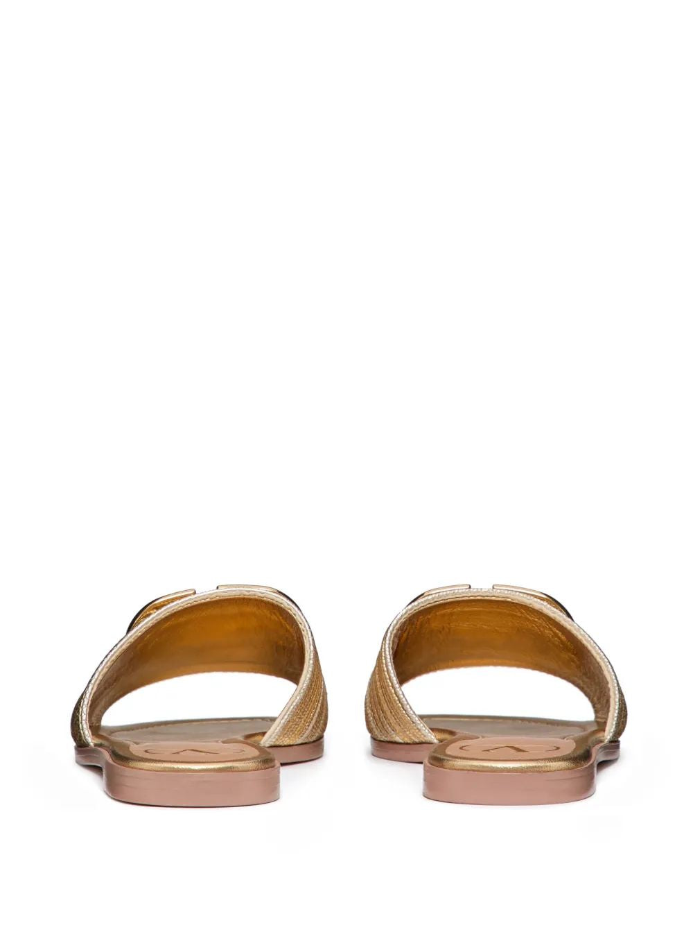 VALENTINO GARAVANI Golden Logo Sandal for Women