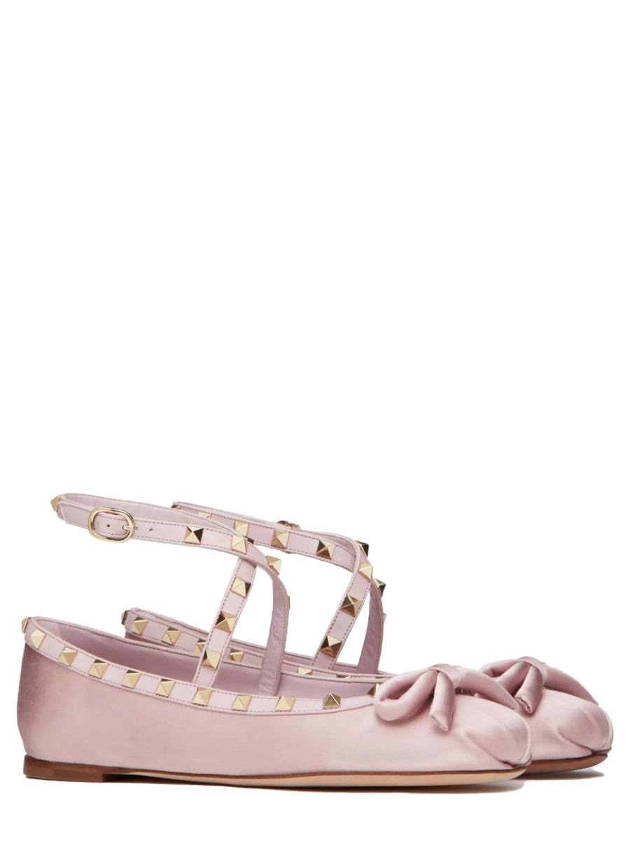 VALENTINO GARAVANI Rockstud Mini Ballerina Sandals for Women