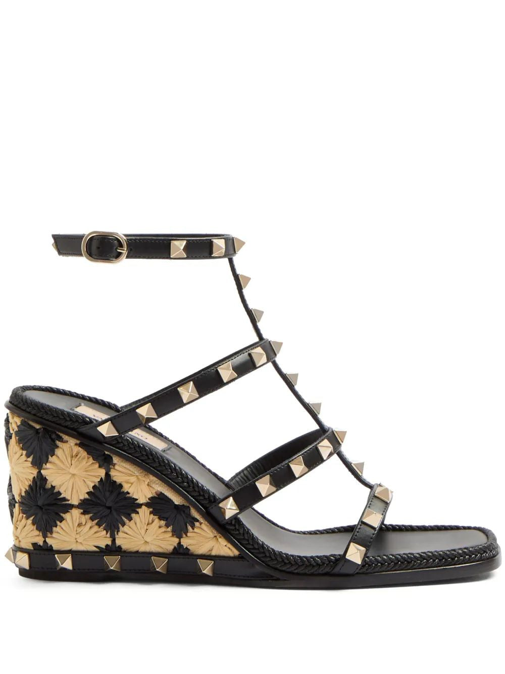 VALENTINO Studded Wedge Espadrillas
