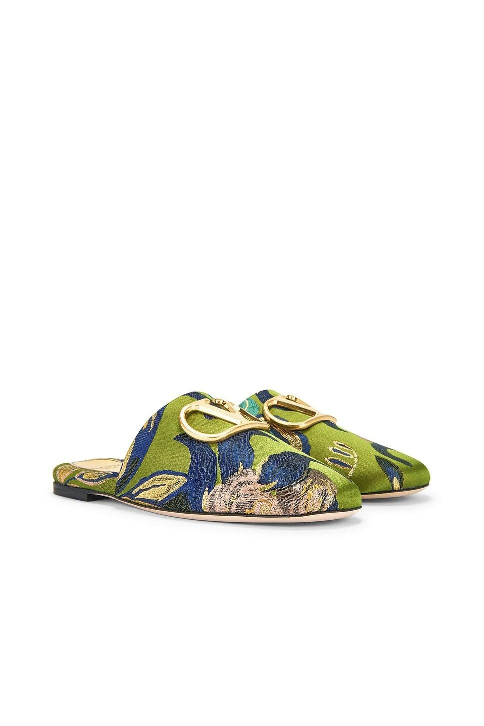 VALENTINO Jacquard Vlogo Slipper
