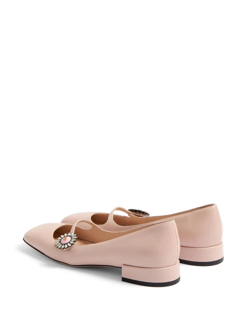 VALENTINO GARAVANI Ballerina Flats with Crystal Detail