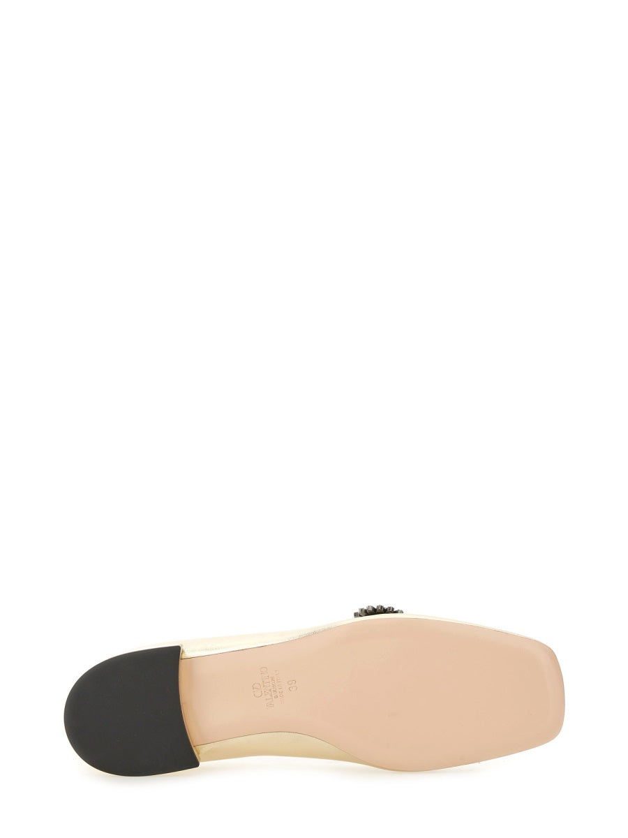 VALENTINO GARAVANI Kidskin Maryjane Ballerina Preshoes