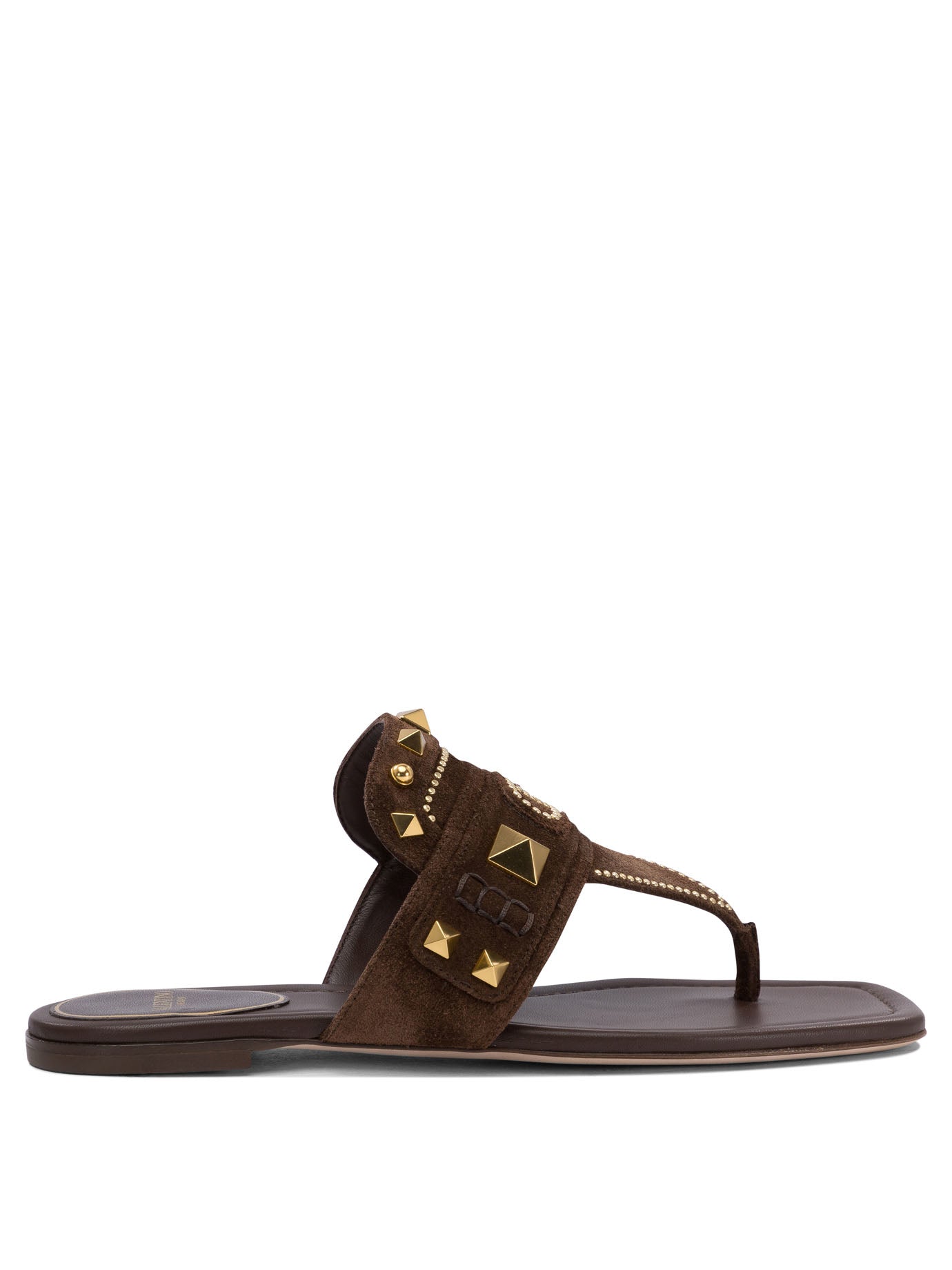 VALENTINO GARAVANI Elegant Slide Sandals with Ornate Stud Detailing