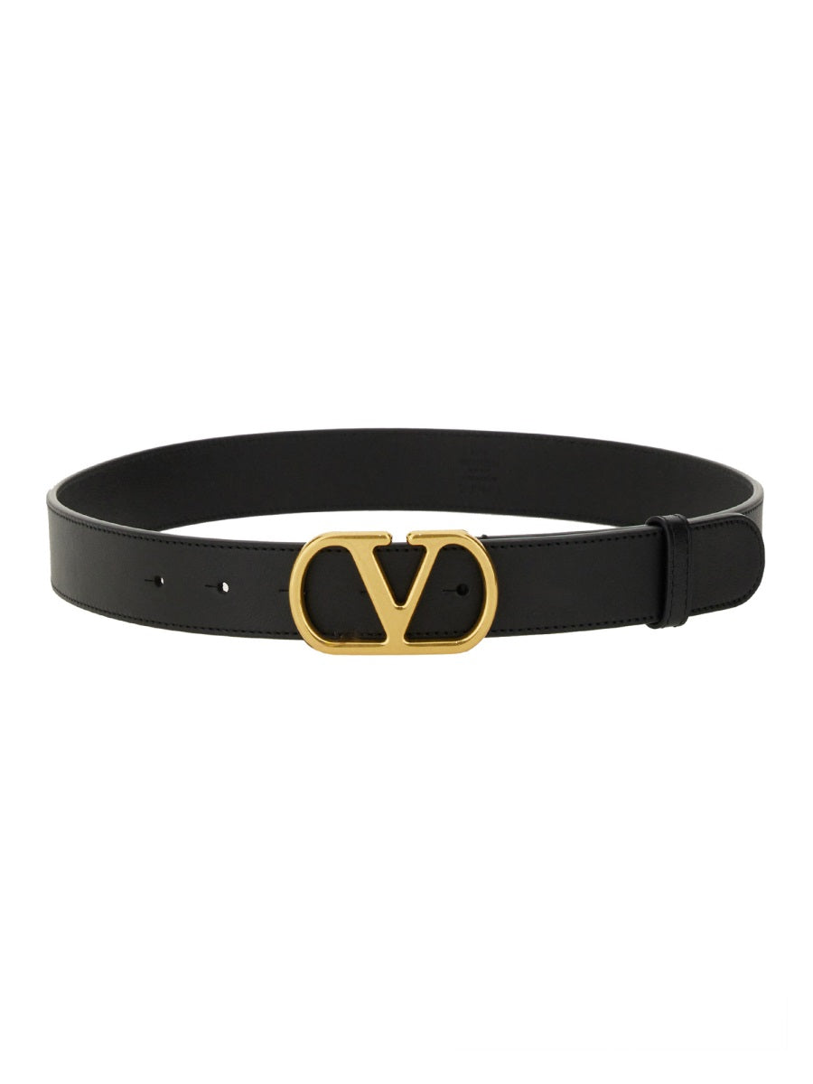 VALENTINO GARAVANI Signature VLOGO Women's Leather Belt