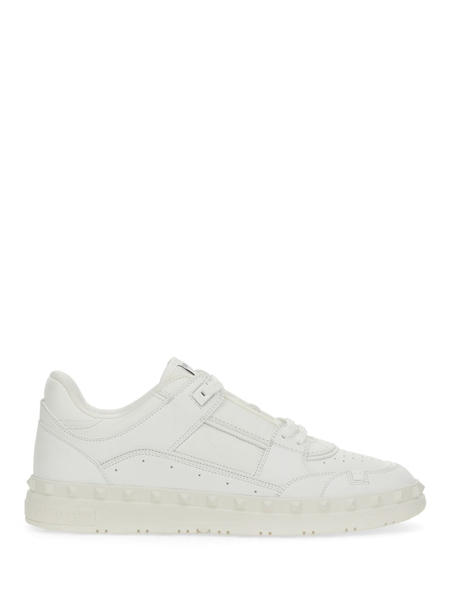 VALENTINO GARAVANI Freedots Leather Sneakers for Men