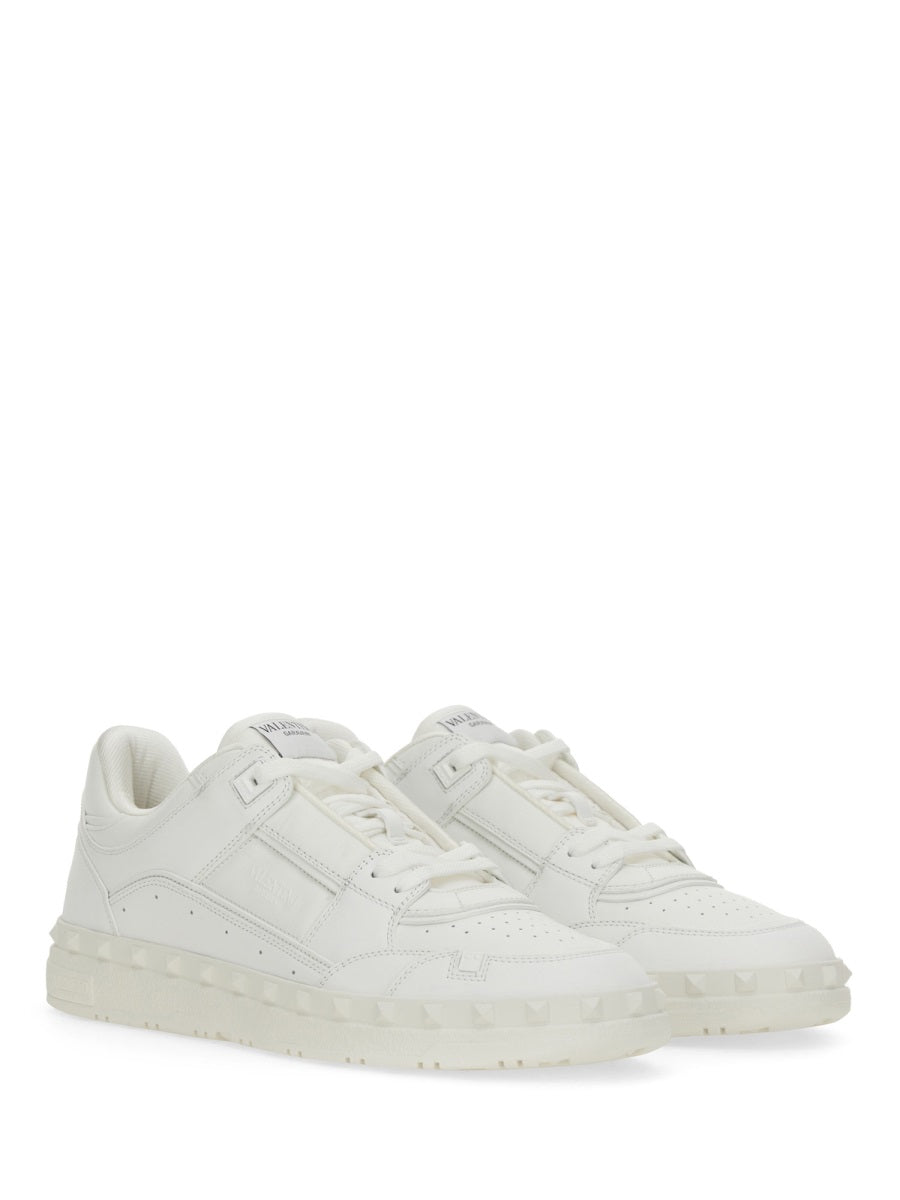 VALENTINO GARAVANI Freedots Leather Sneakers for Men