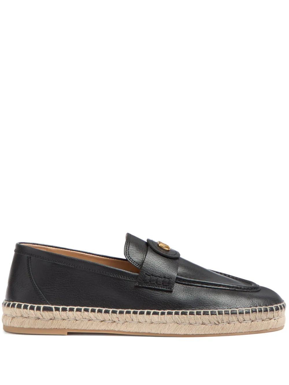 VALENTINO GARAVANI Leather Vlogo Espadrilles for Men