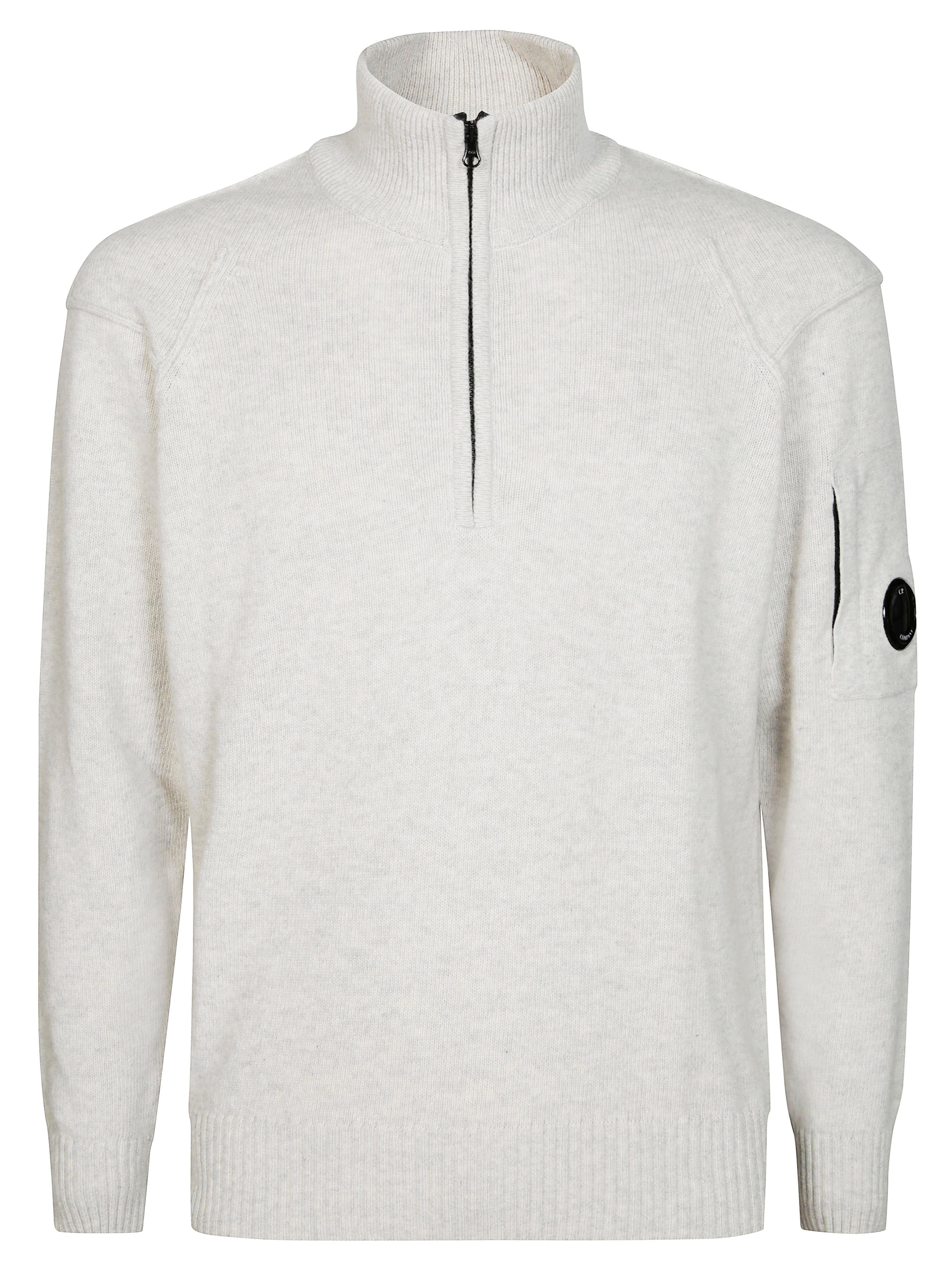 CP COMPANY Knitwear Polo Collar in Lambswool