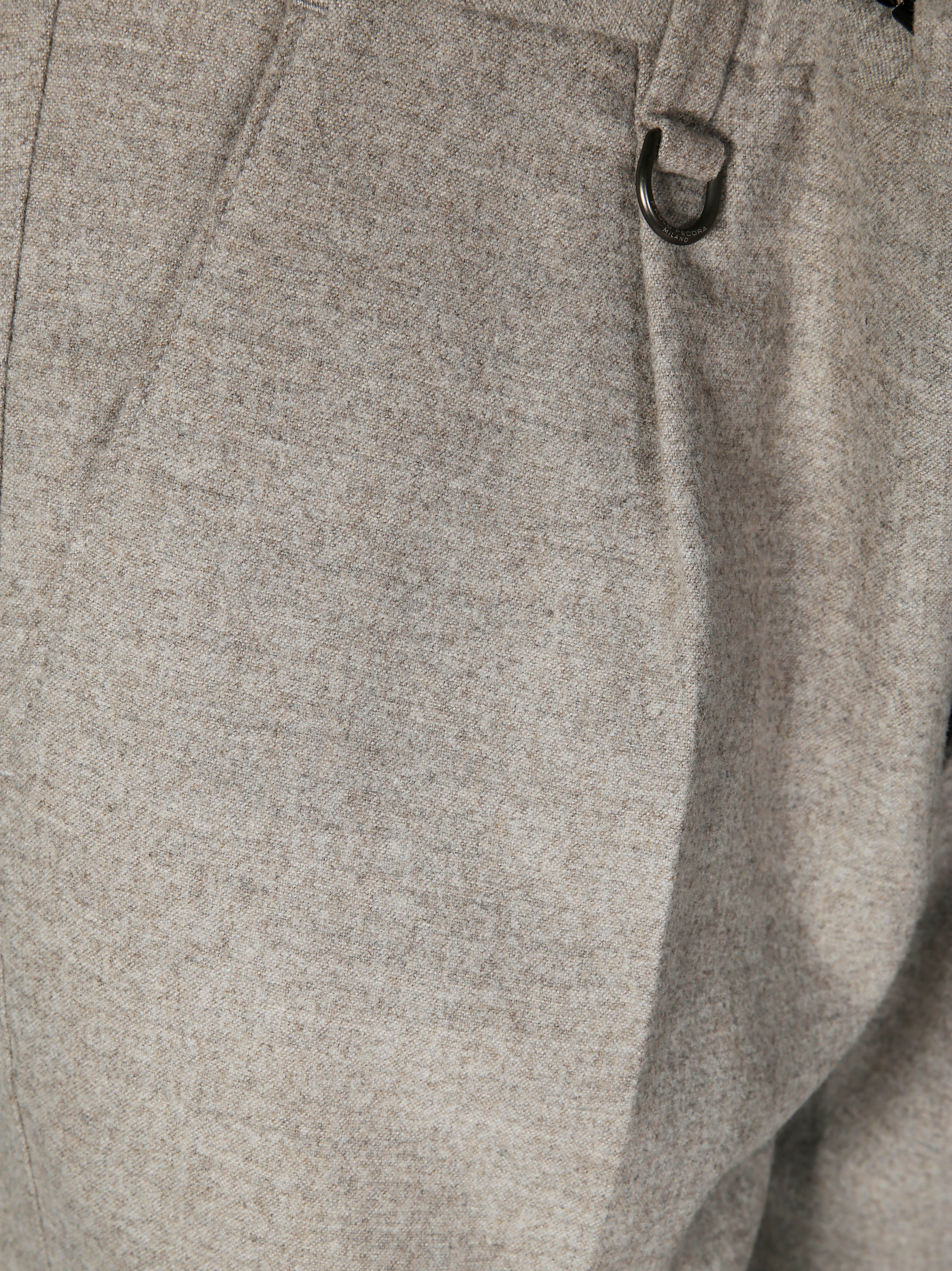 PAOLO PECORA Elegant Trousers with Pinces - AI25 Edition