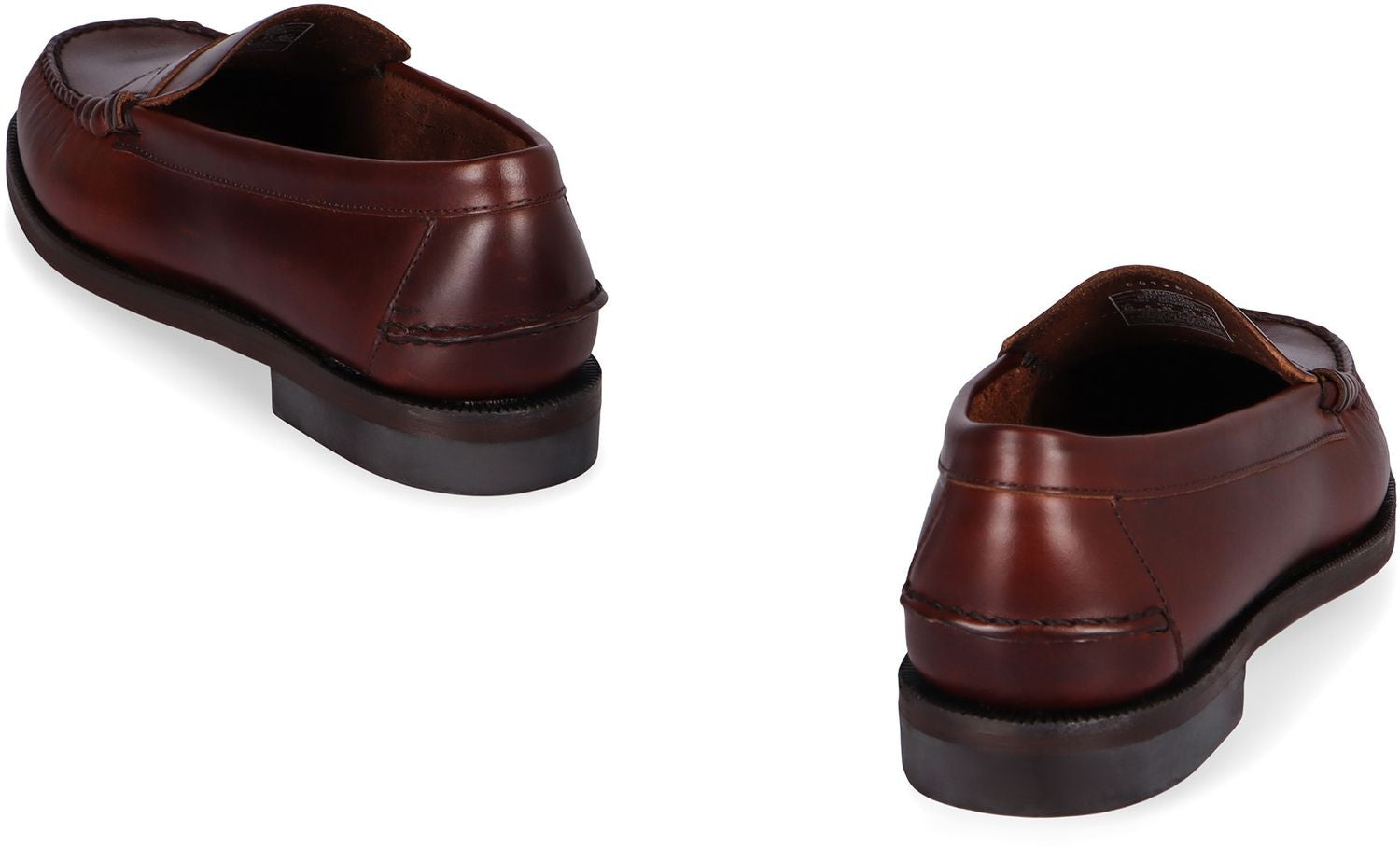 SEBAGO Waxy Leather Loafers for Men