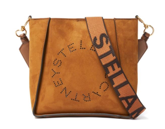 STELLA MCCARTNEY Stylish and Durable Nylon Handbag with Studded Logo Detail