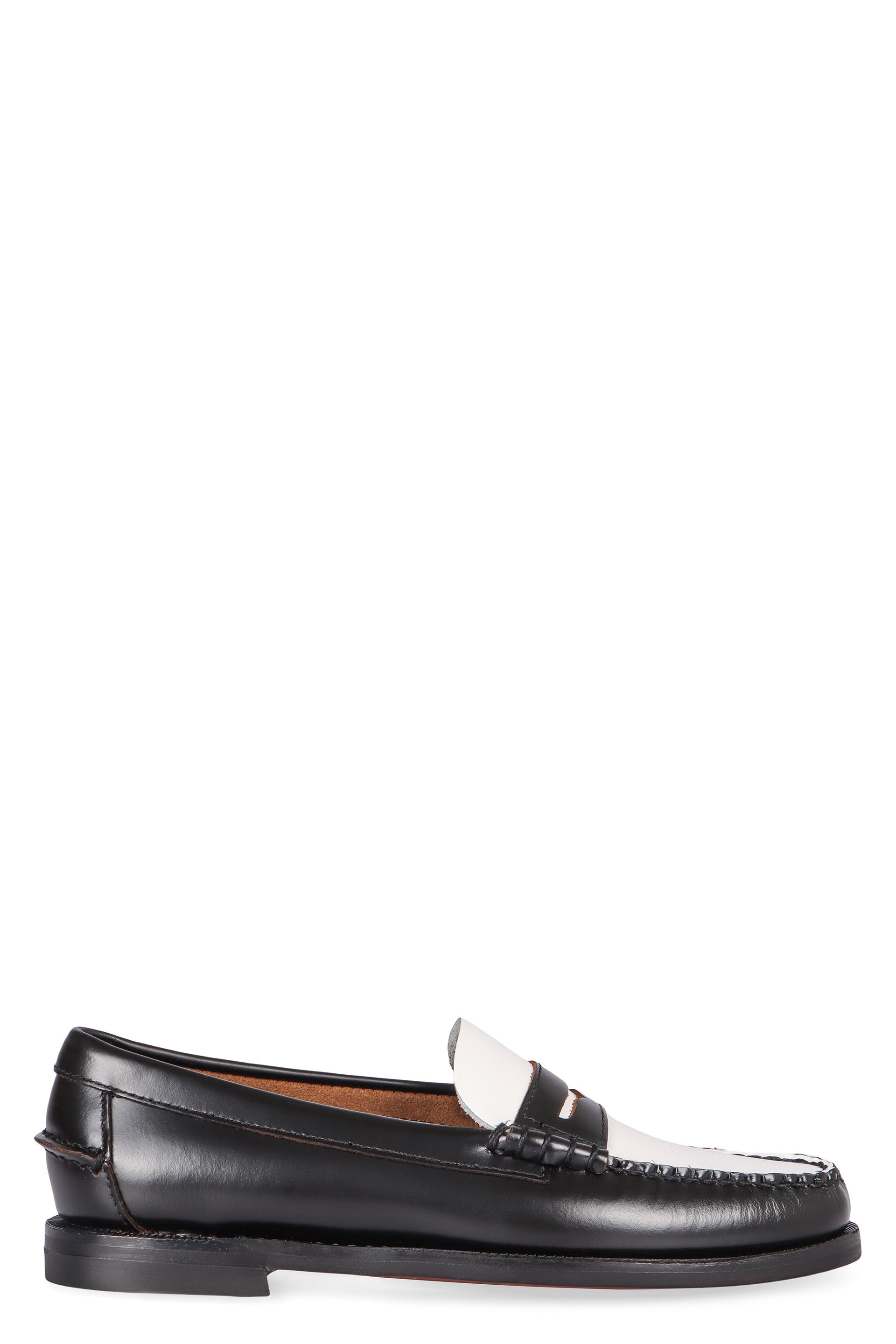 SEBAGO Two-Tone Leather Classic Dan Loafers for Women
