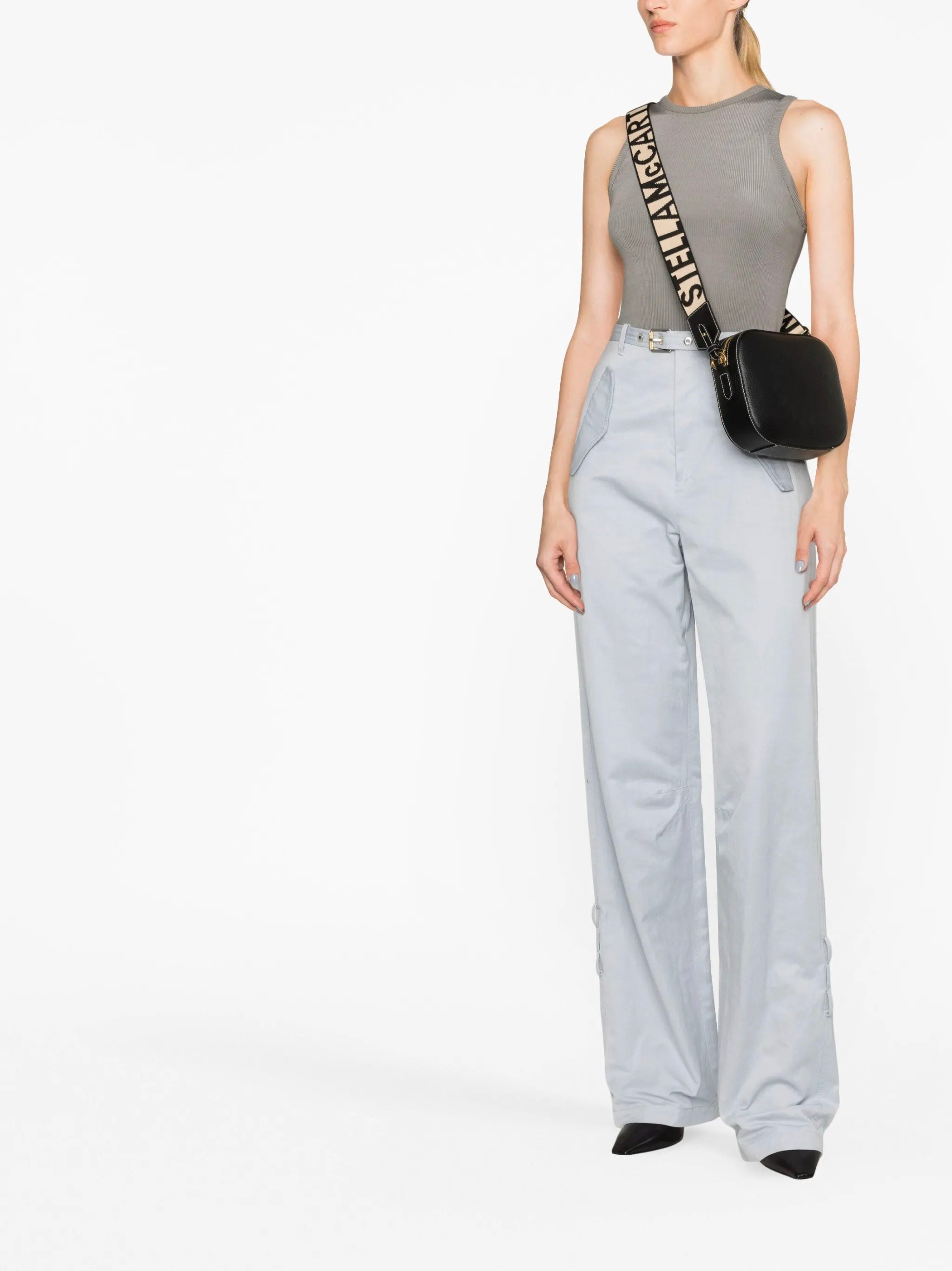 STELLA MCCARTNEY Mini Logo Camera Crossbody Handbag - FW25