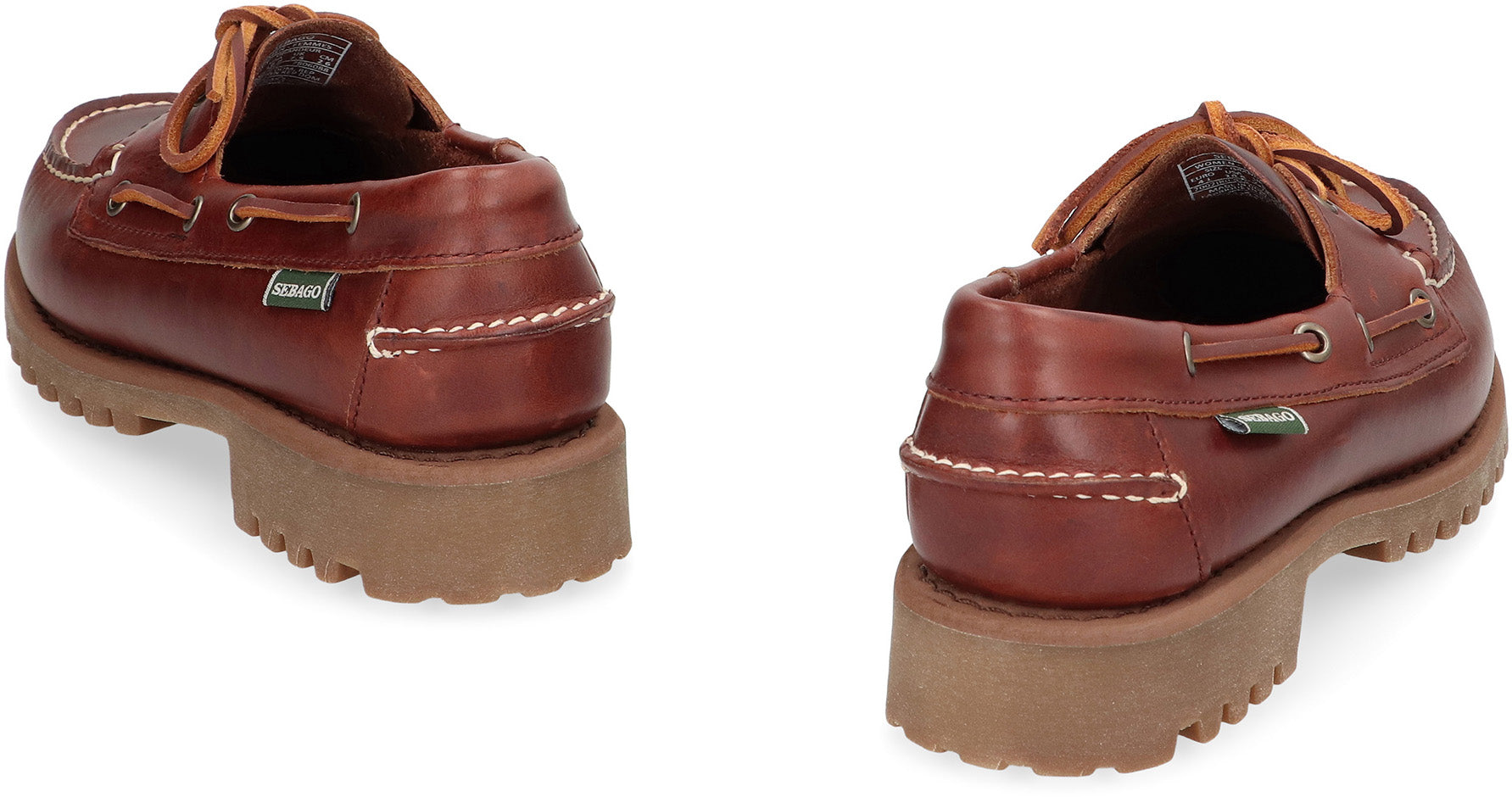 SEBAGO Waxy Leather Moccasins for Women
