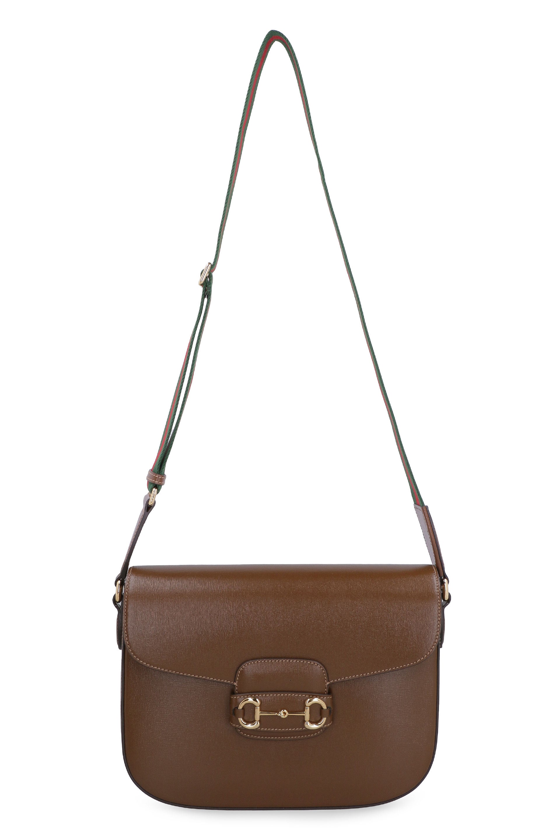 GUCCI Leather 1955 Horsebit Mini Shoulder Handbag