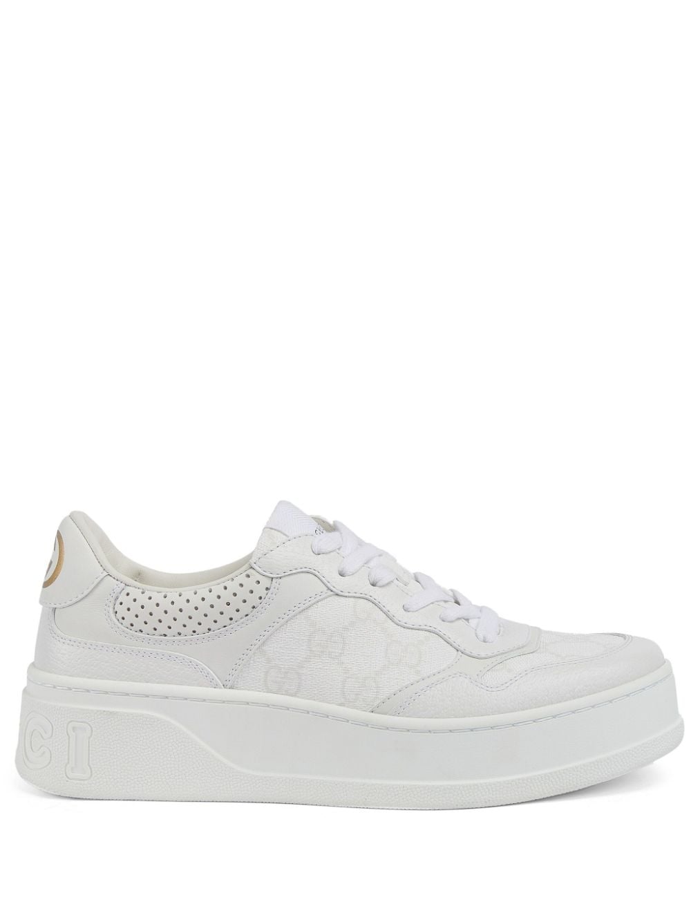 GUCCI Chunky Leather Sneakers - Women's Size Recommended Down
