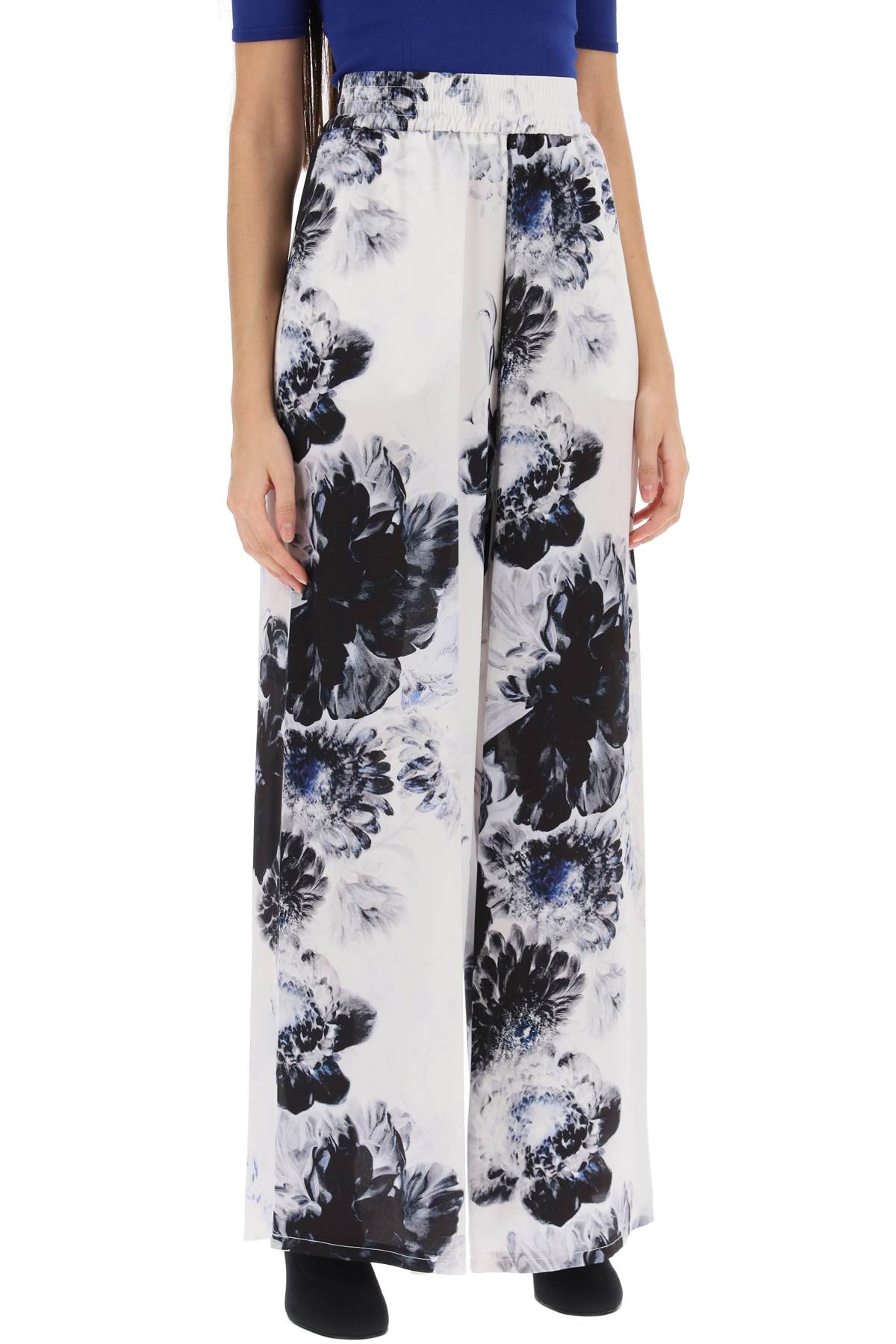 ALEXANDER MCQUEEN Silk Pants for Women - SS24 Collection