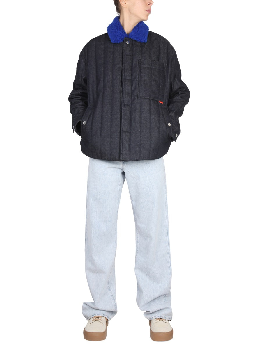 SUNNEI Unisex Faux Fur Classic Collar Sports Jacket