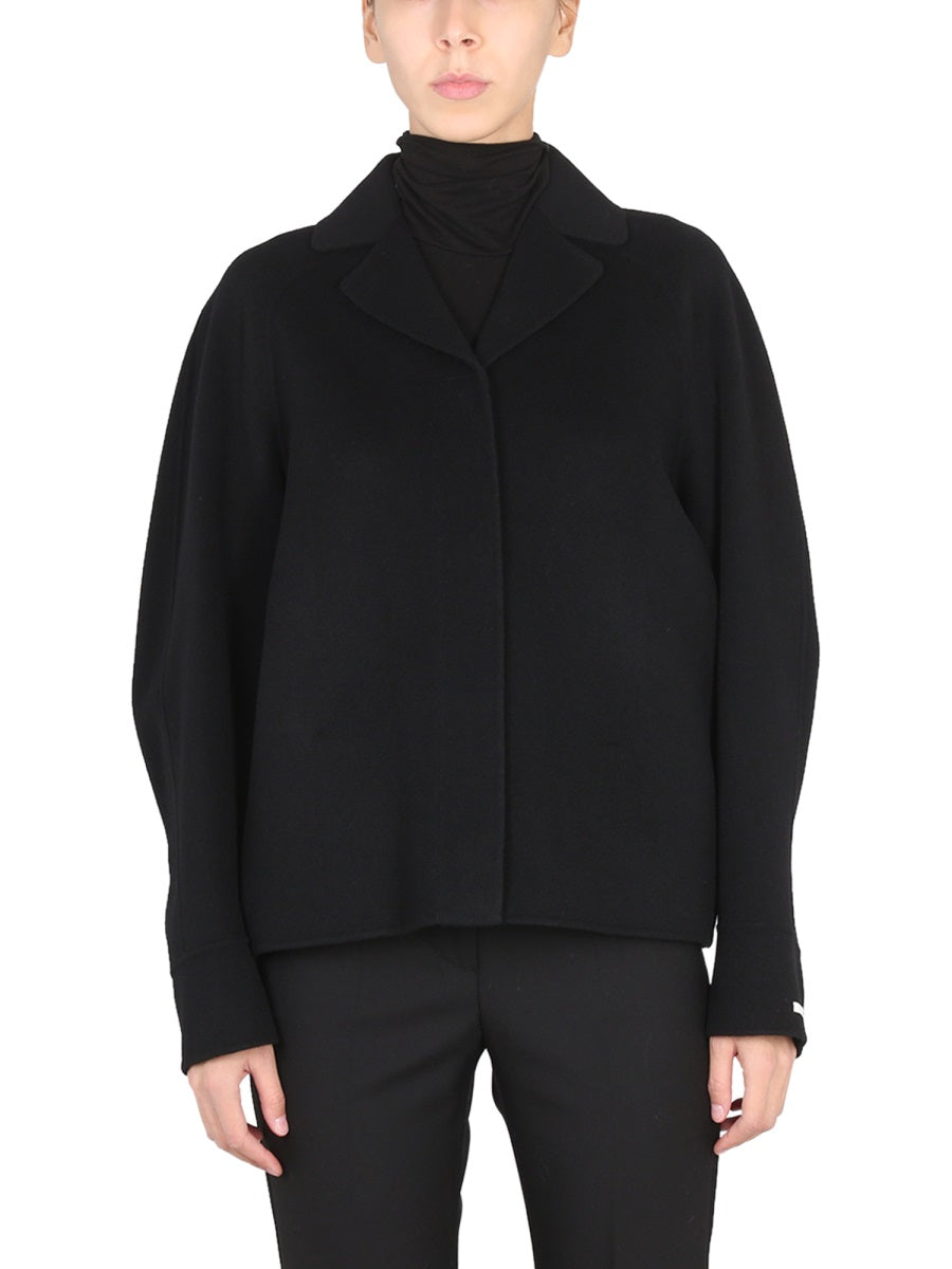 MAX MARA Chic Mini Short Jacket with Notched Lapels