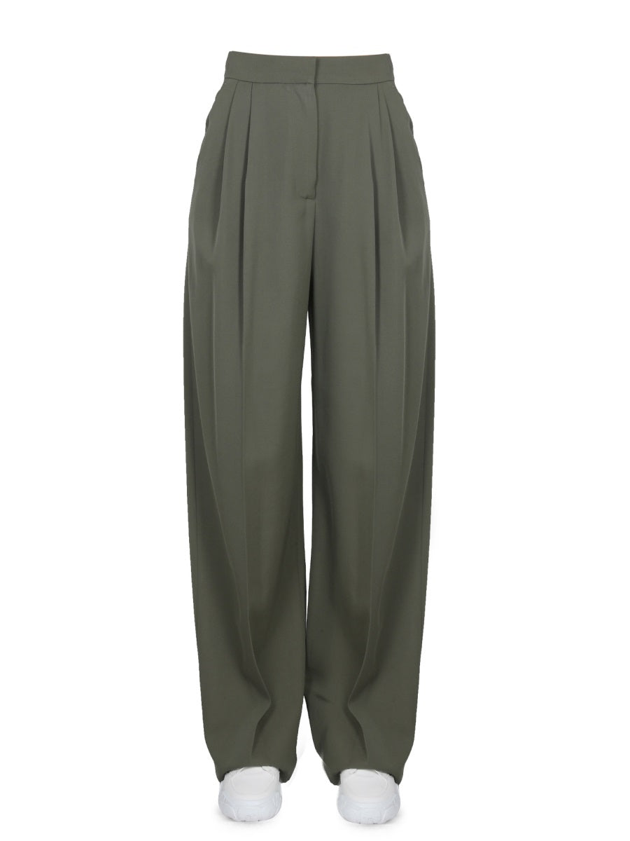 ALEXANDER McQUEEN Wide Leg Trousers for Women - SS23 Collection