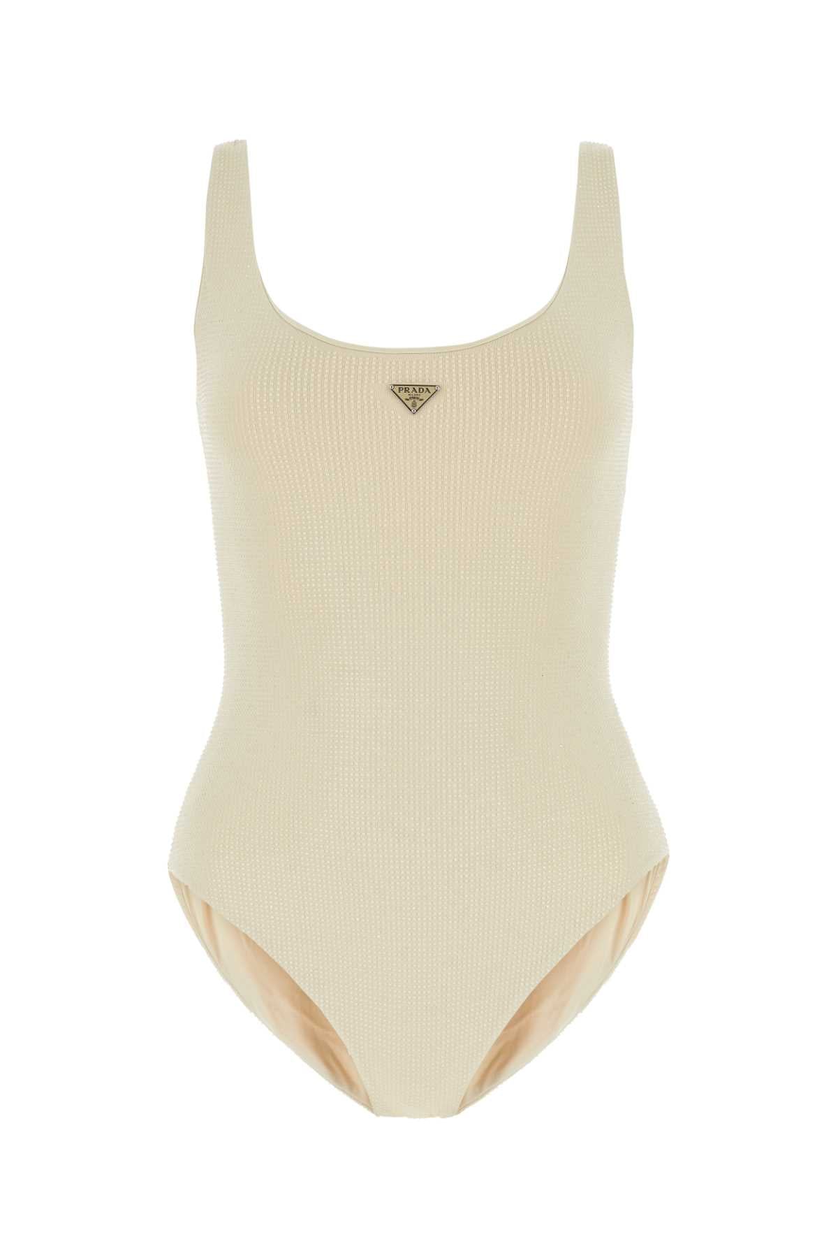 PRADA Embellished Stretch Nylon Swimsuit for Women